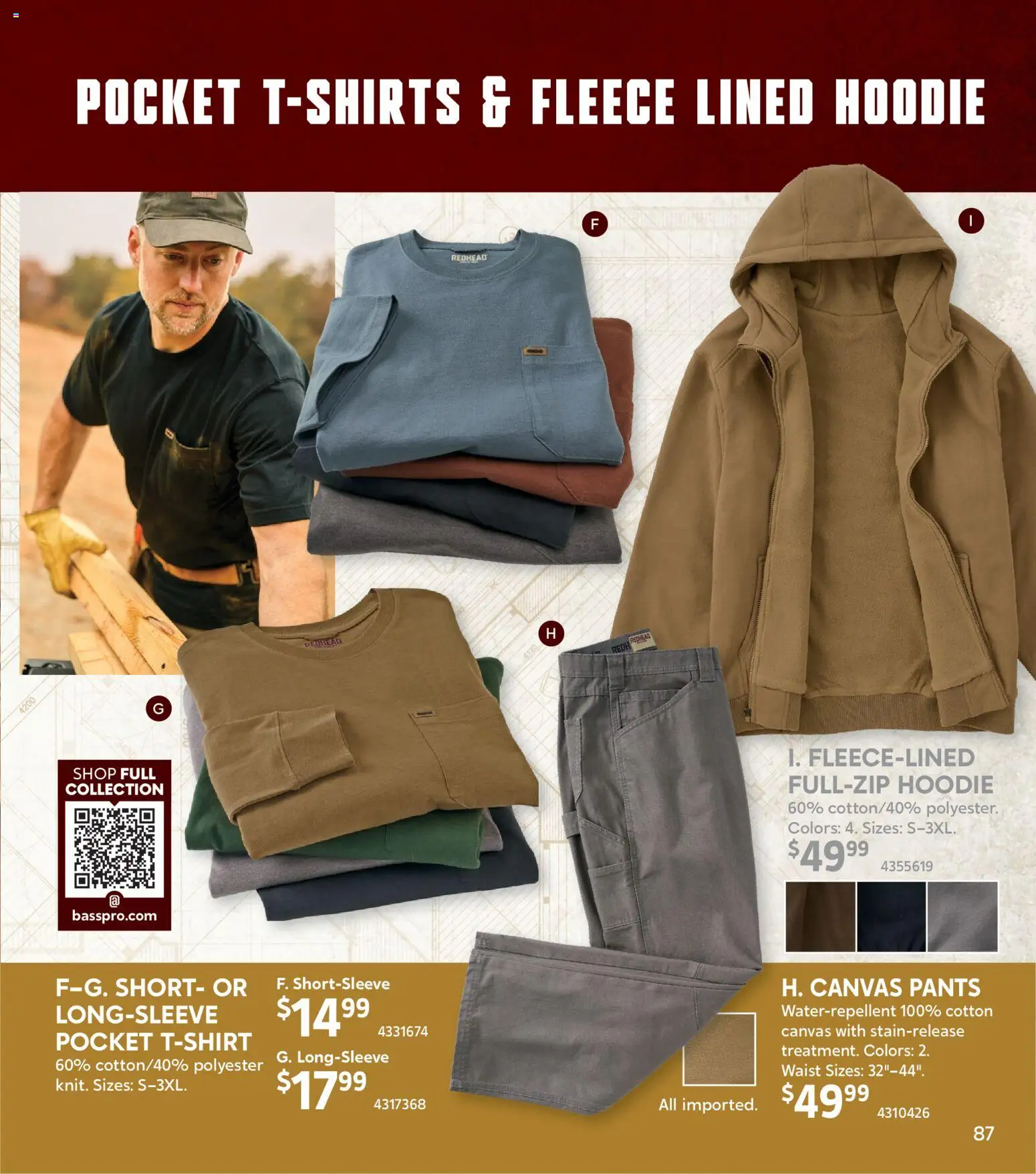 Cabela's Winter Clothing 25 - valid from 20.11.2025 | Page: 87 | Products: Canvas, Hoodie, Pants