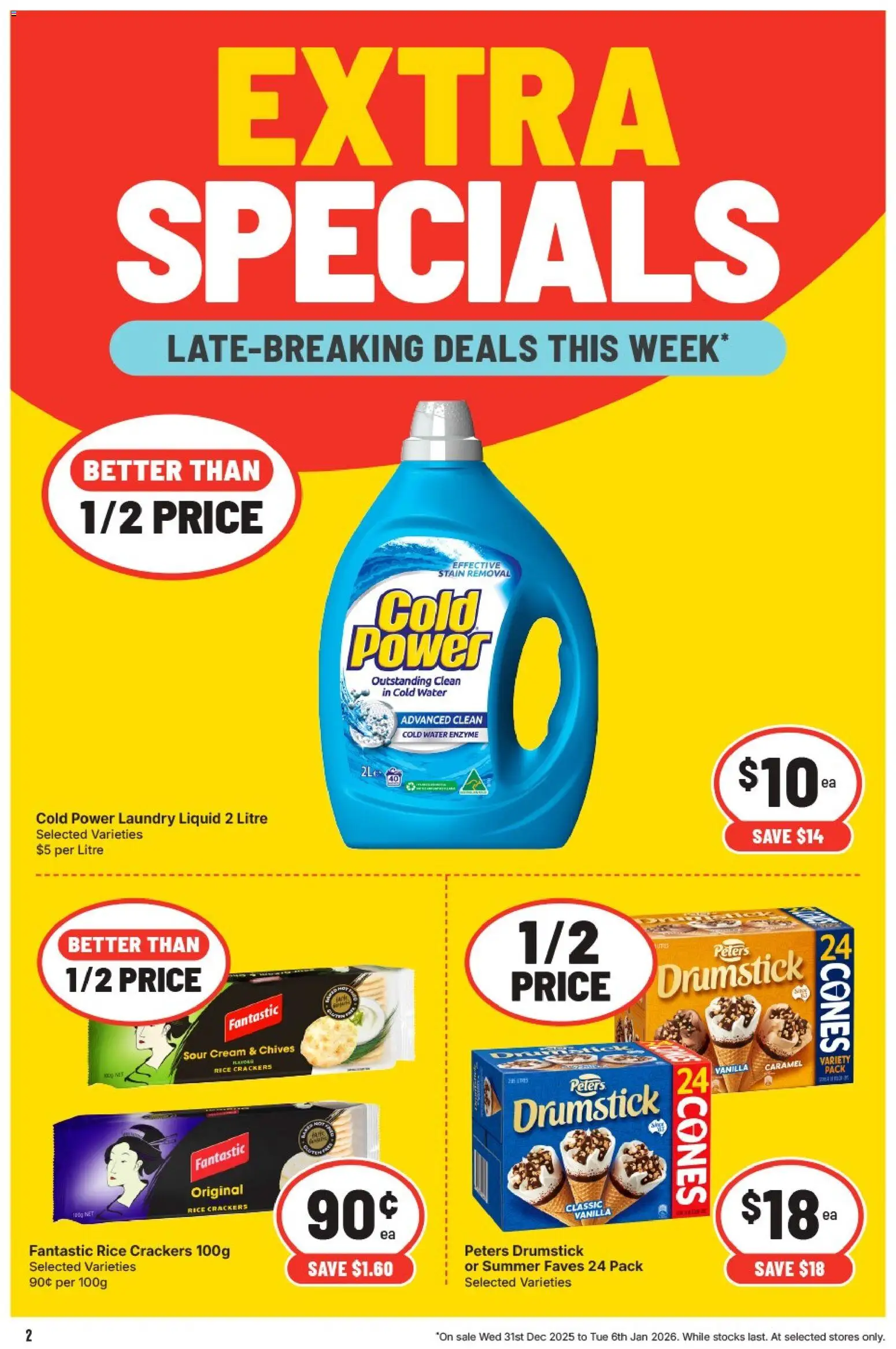 IGA catalogue - valid from 31.12.2025 | Page: 3 | Products: Dairy, Chocolate, Cream, Water