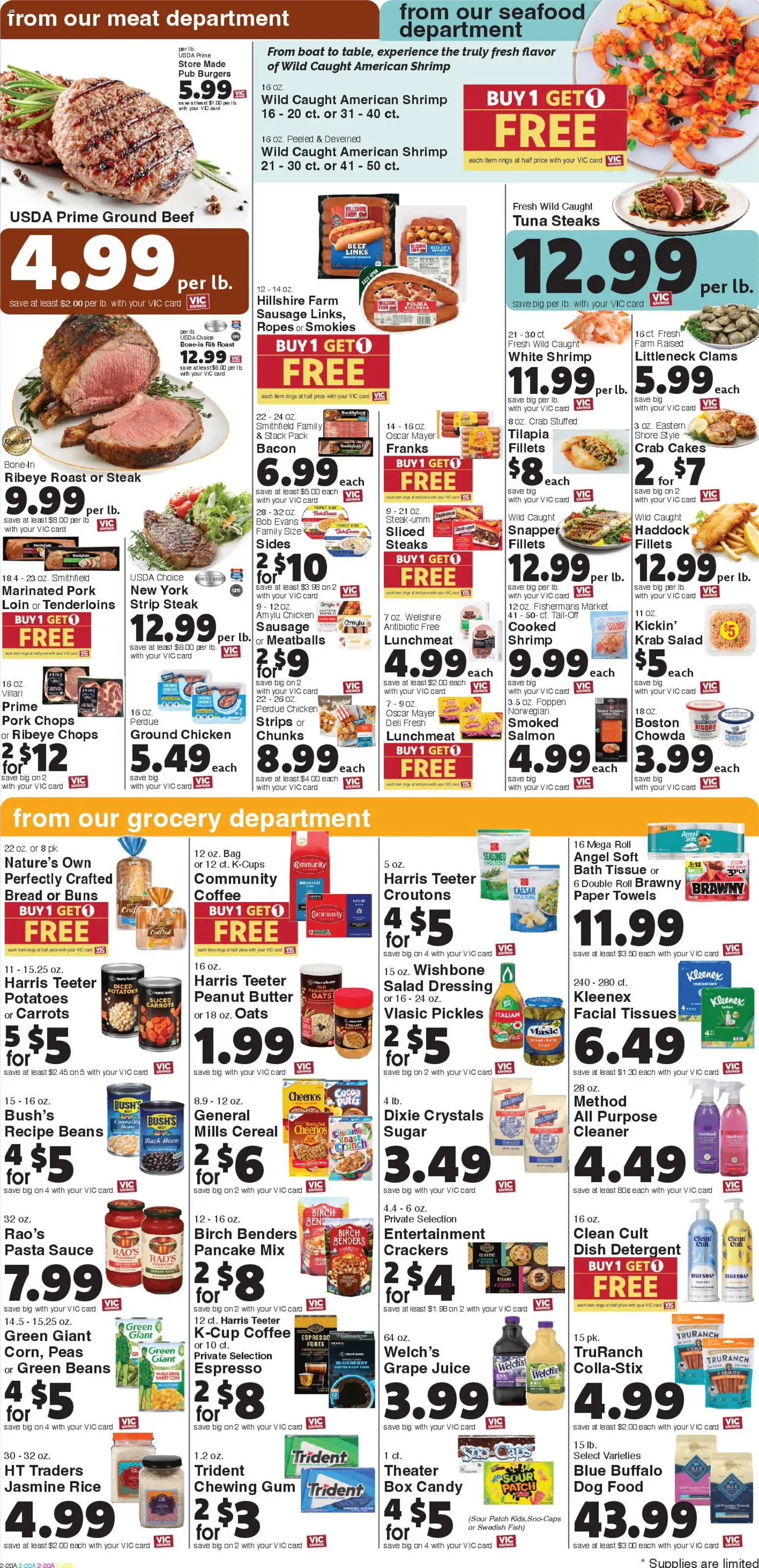 Harris Teeter Weekly Ad - NC - valid from 03.12.2025 | Page: 5 | Products: Bath, Dog Food, Sauce, Sausage