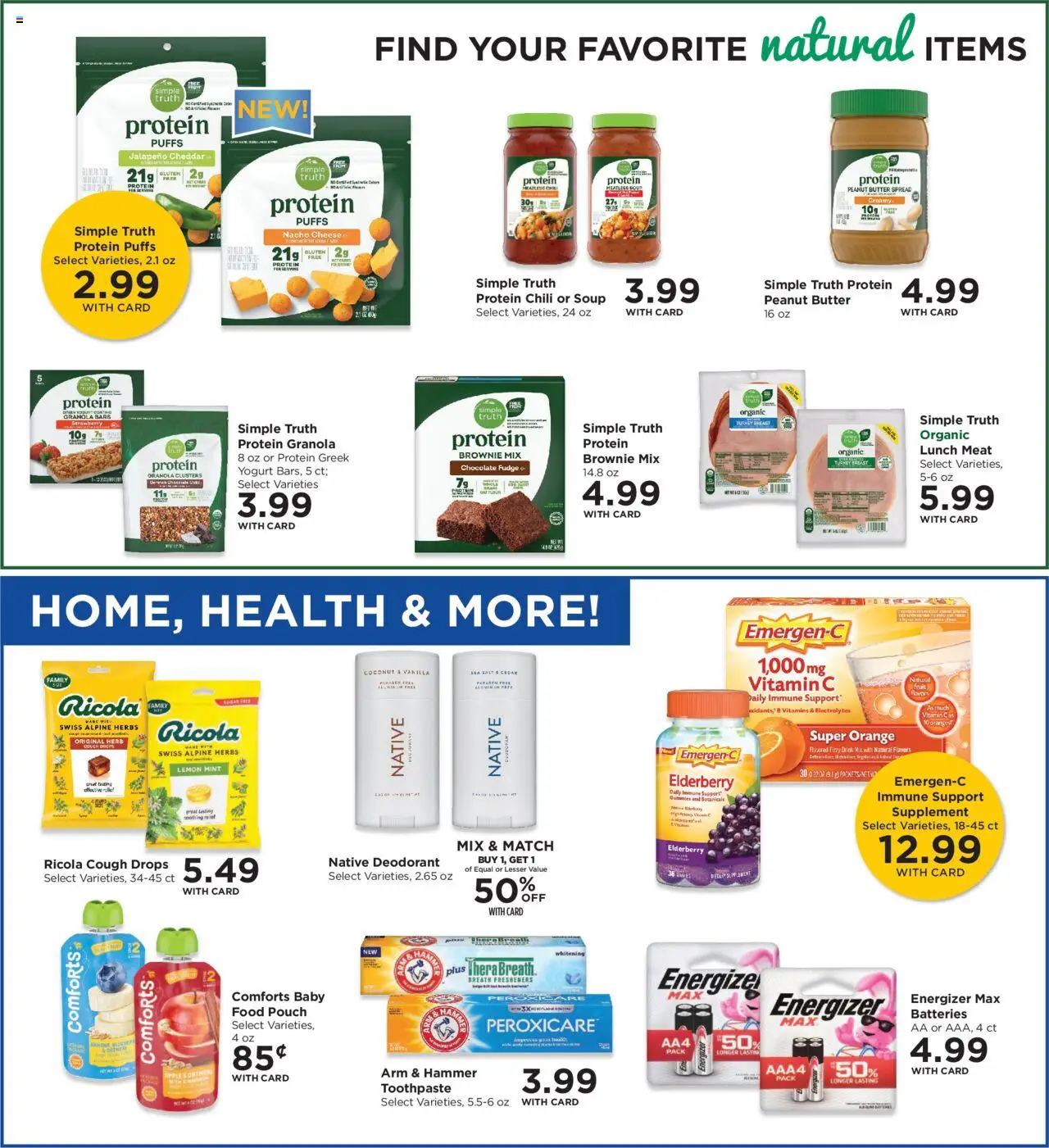 QFC Weekly Ad - valid from 10.09.2025 | Page: 7 | Products: Butter, Yogurt, Sugar, Lemon