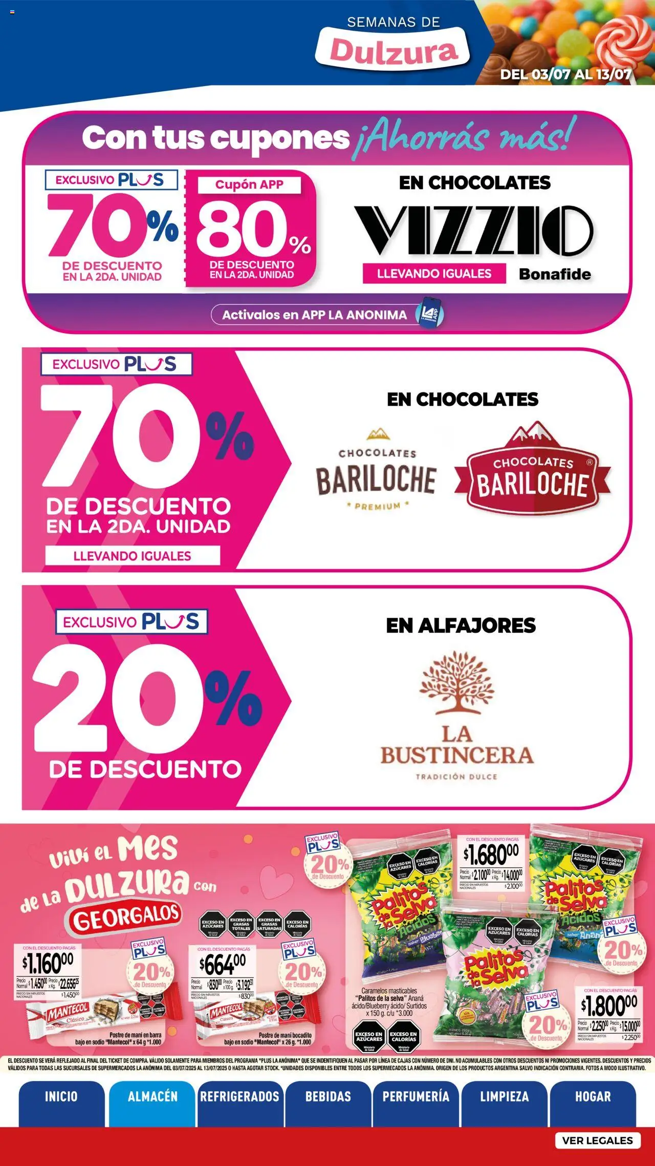 La Anonima - Insuperables - z5 │ válido desde el 03.07.2025 | Página: 3 | Productos: Ananá, Mani