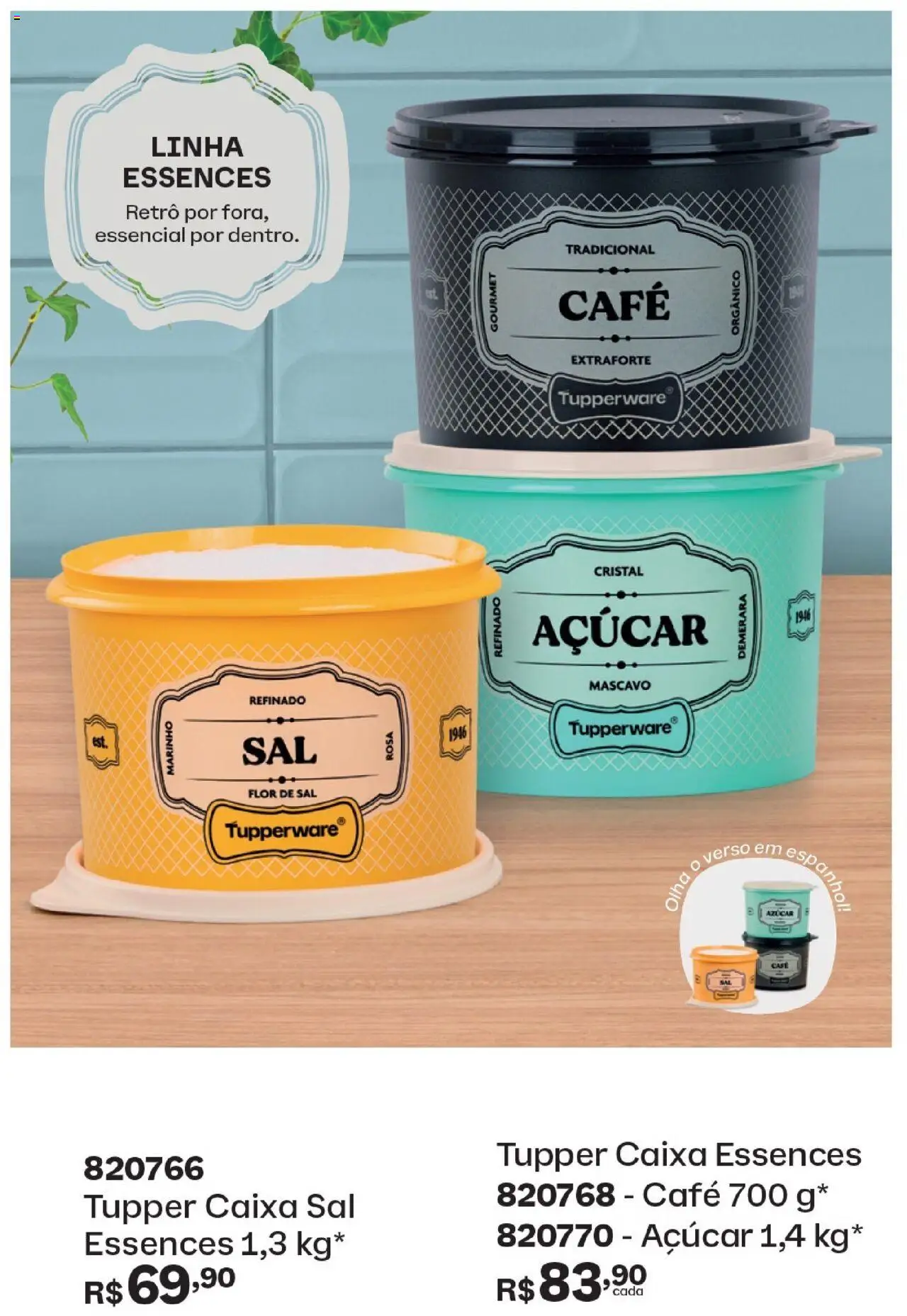 Tupperware Folheto - válido de 01.08.2025 | Página: 16 | Produtos: Caixa, Café, Açúcar, Sal