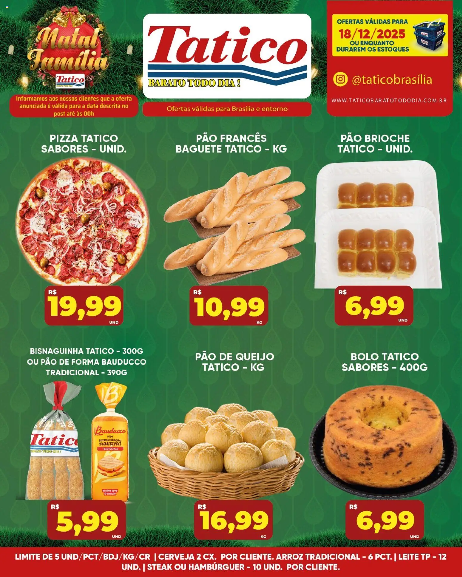 Tatico Folheto - válido de 18.12.2025 | Página: 6 | Produtos: Pão, Bolo, Pão de forma, Pão francês