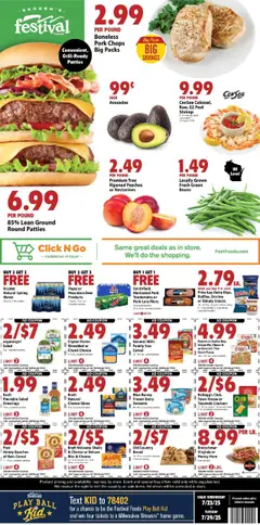 Preview of Festival Foods weekly ads valid from 23.07.2025