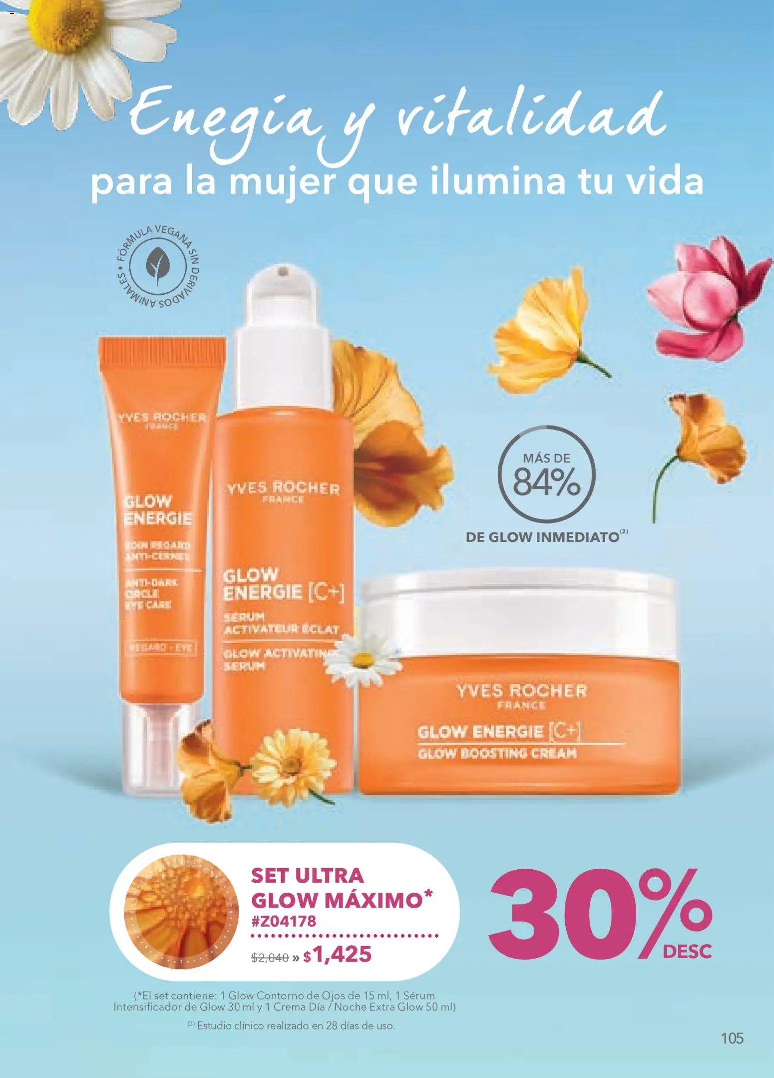 Nuevas ofertas de Yves Rocher válidas en toda la República Mexicana desde el 24.03.2026. ¡Encuentra las mejores ofertas en Yves Rocher campaña 5 2026! | Página: 107 | Productos: Contorno de ojos, Serum, Crema, Contorno