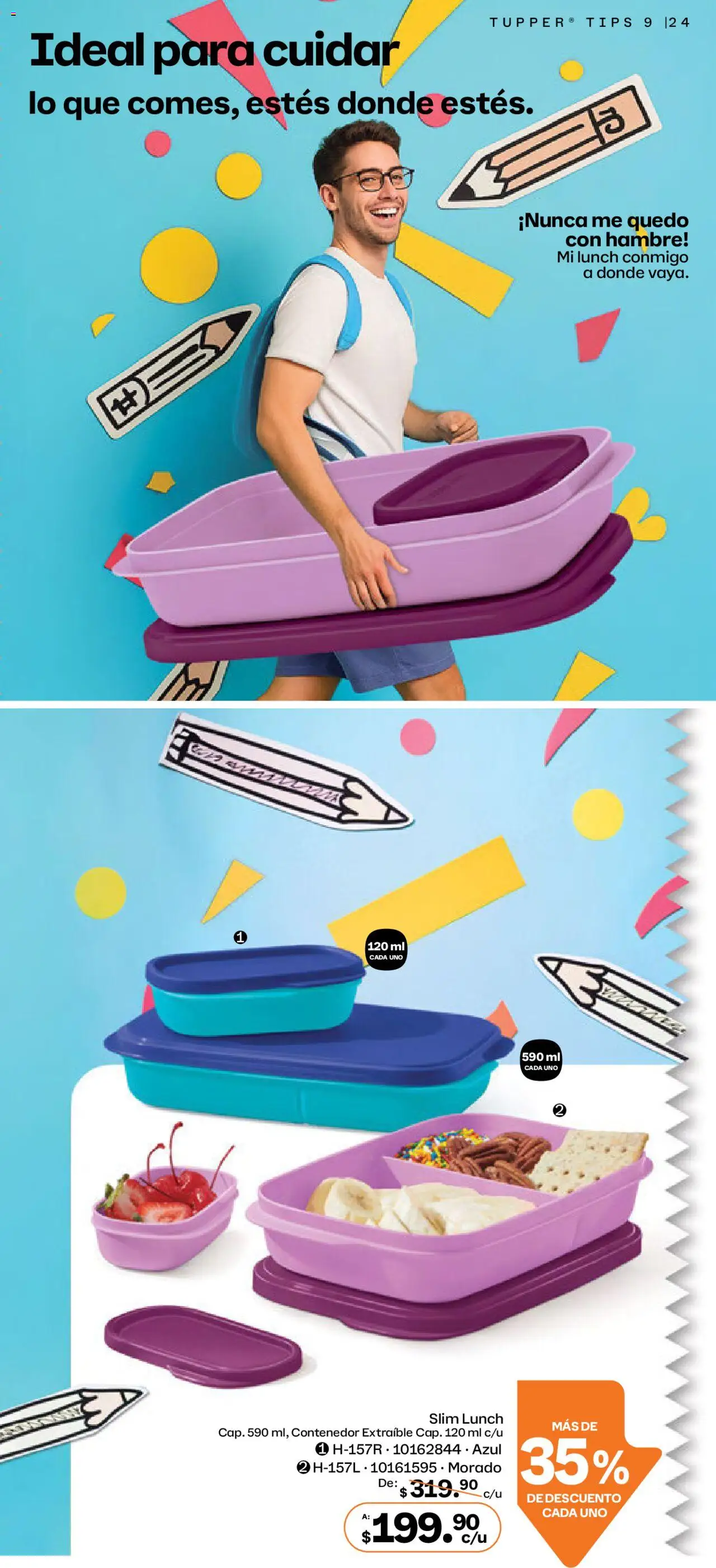 Nuevas ofertas de Tupperware válidas en toda la República Mexicana desde el 11.08.2025. ¡Encuentra las mejores ofertas en Tupperware catálogo! | Página: 24 | Productos: Contenedor