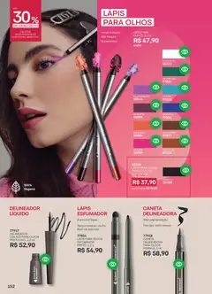 O Boticário - Ciclo 06/2026 - Pré-Visualização do folheto da loja O Boticário, válido de 13.04.2026 | Página: 163 | Produtos: Delineador, Lápis, Caneta