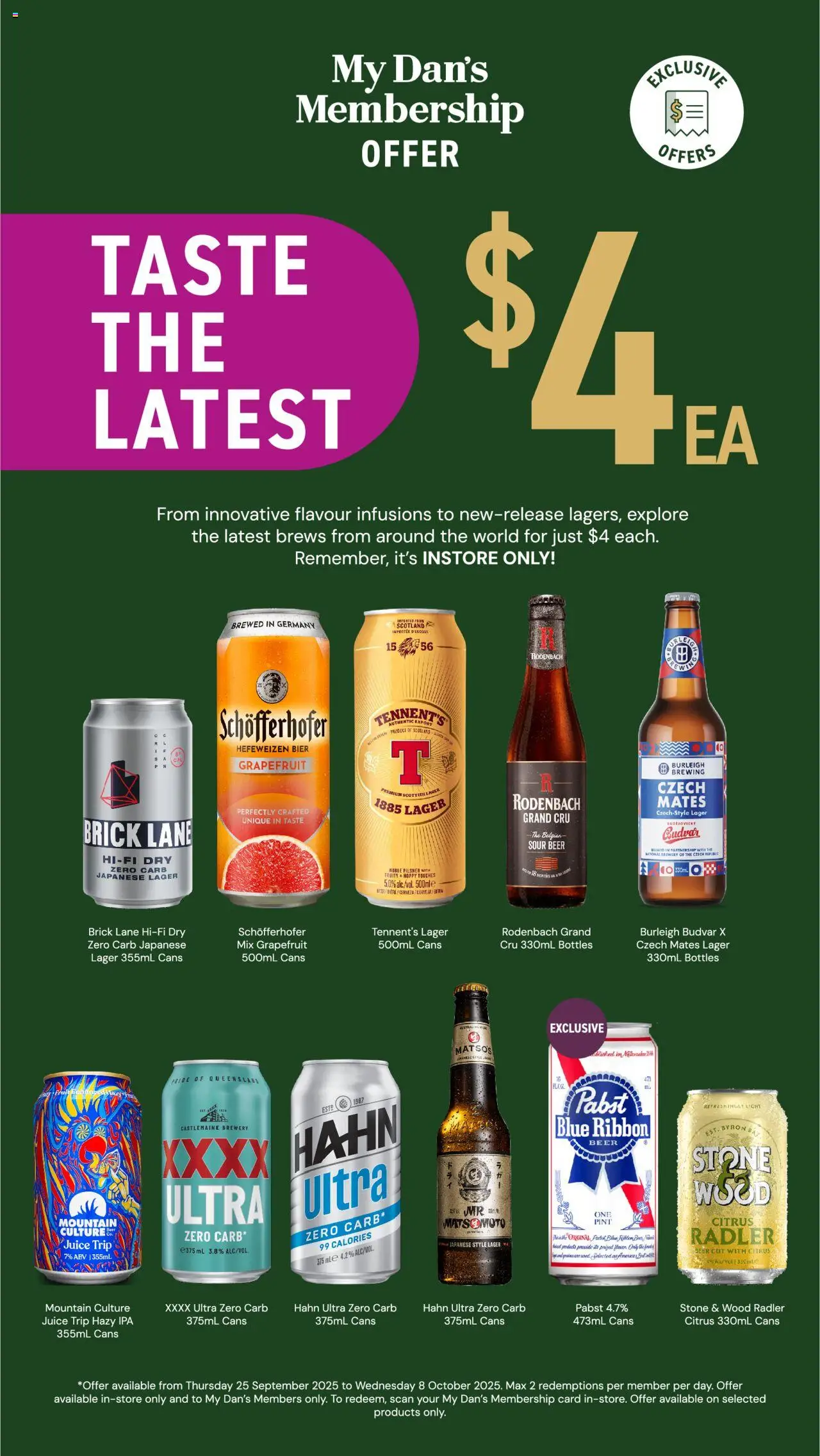 Dan Murphy's catalogue - valid from 25.09.2025 | Page: 35 | Products: Light, Beer, Wood, Grapefruit