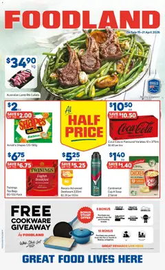 Preview of Foodland catalogue  - valid from 15.04.2026