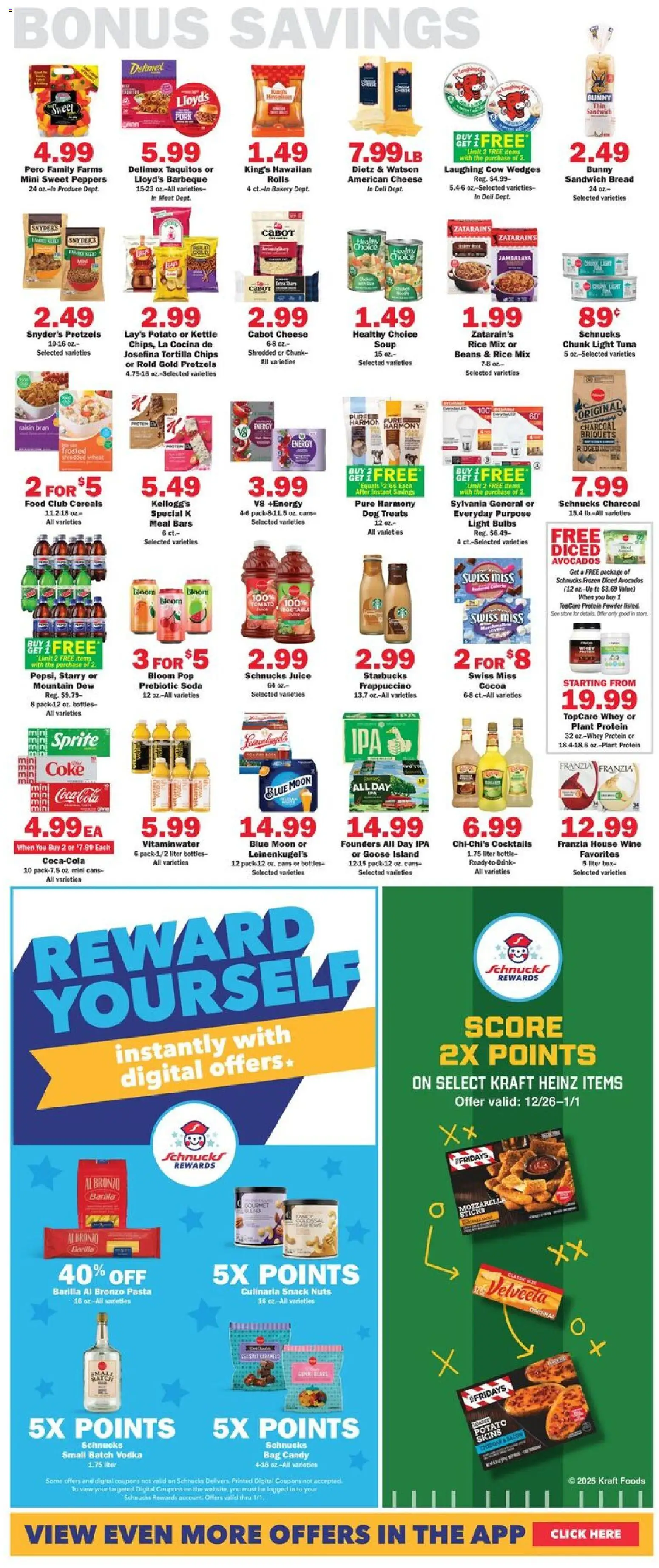 Schnucks Weekly Print Ad - IL - valid from 26.12.2025 | Page: 5 | Products: Box, Nuts, Vodka, Bag