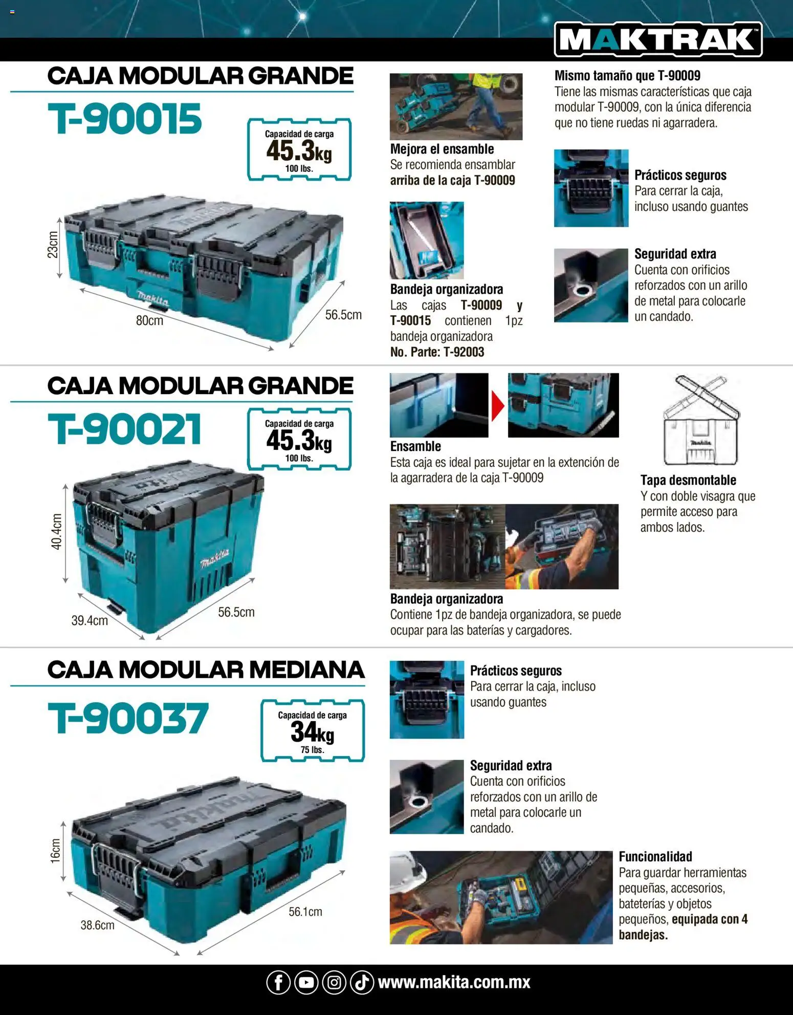 Nuevas ofertas de Makita válidas en toda la República Mexicana desde el 07.10.2024. ¡Encuentra las mejores ofertas en Makita catálogo Ope! | Página: 43 | Productos: Agua, Mango, Cable