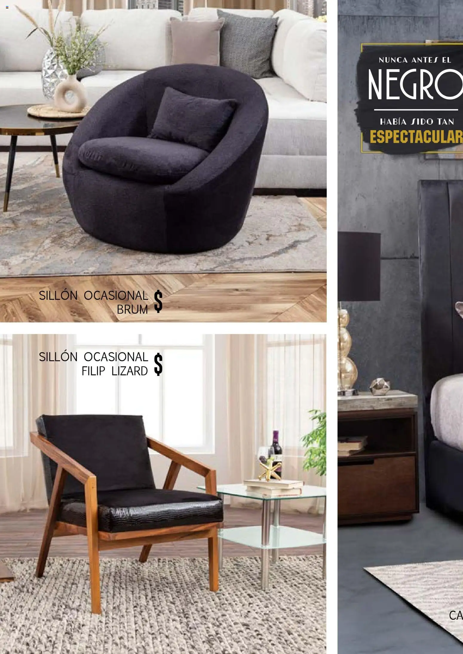 Nuevas ofertas de Muebles Dico válidas en toda la República Mexicana desde el 17.03.2026. ¡Encuentra las mejores ofertas en Muebles Dico catálogo Black Chicago ! | Página: 30 | Productos: Sillón