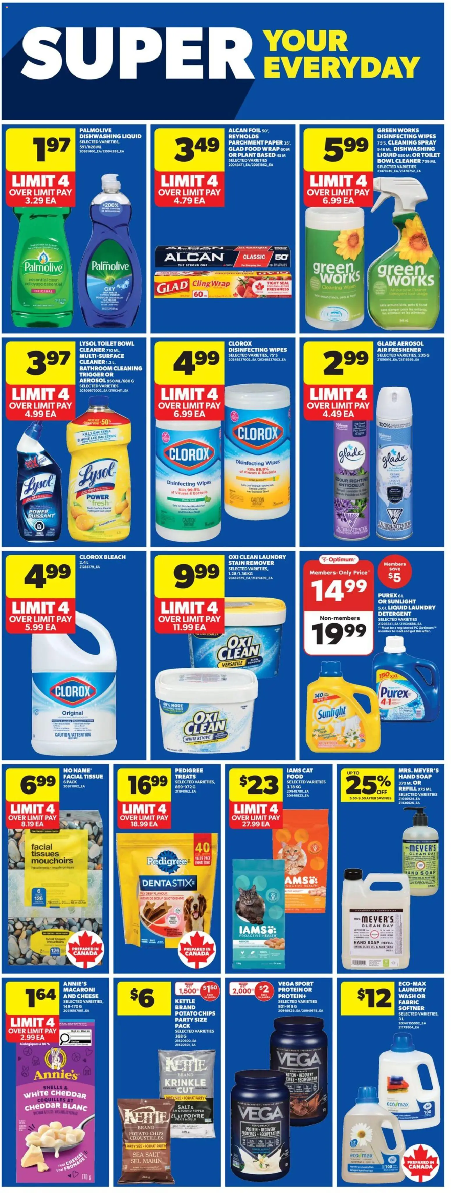 Real Canadian Superstore flyer valid from 26.02.2026 | Page: 13 | Products: PC, Soap, Detergent, Cheese