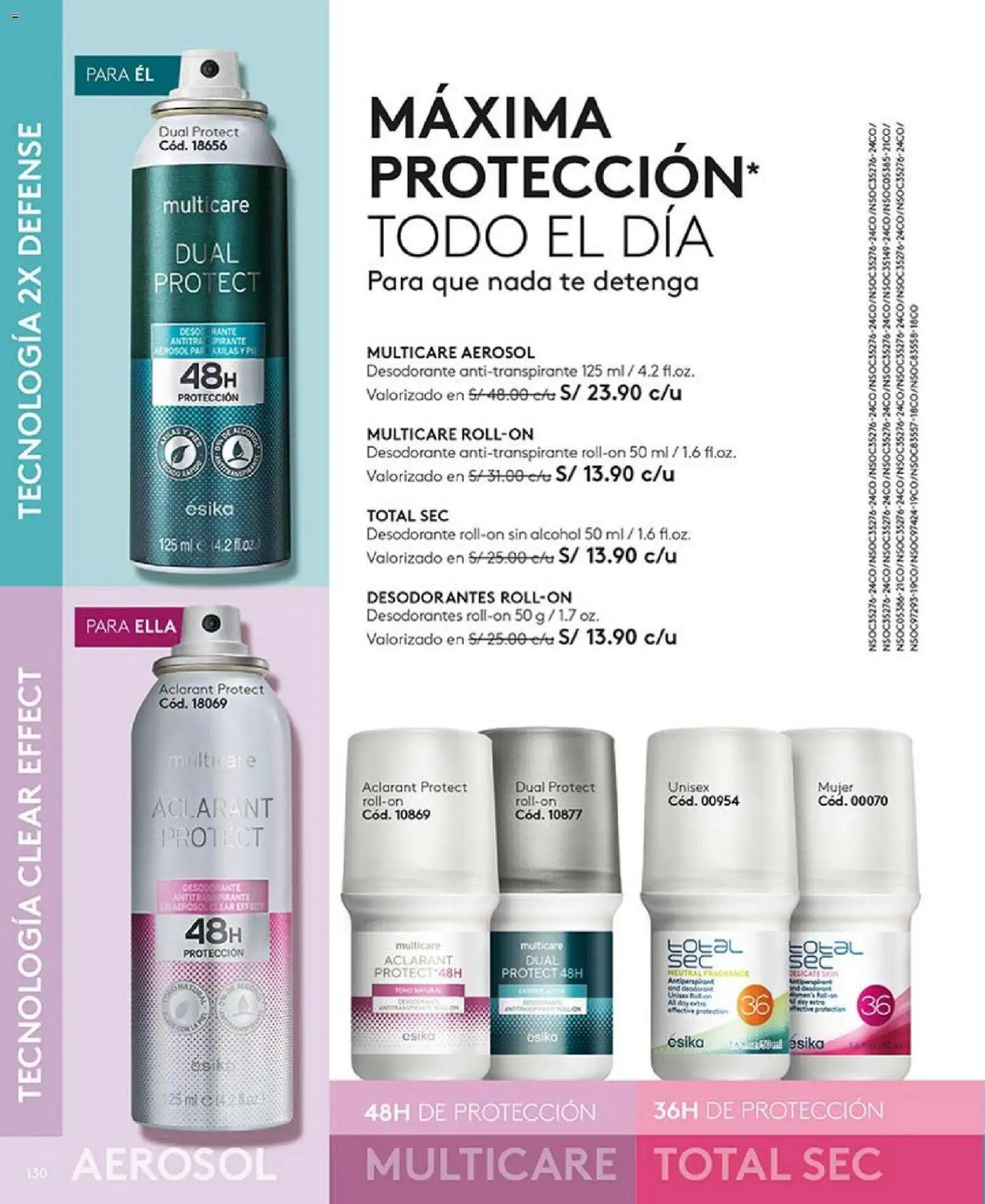 Catálogo Ésika válido desde 31.01.2026 | Página: 142 | Productos: Desodorante, Antitranspirante, Té