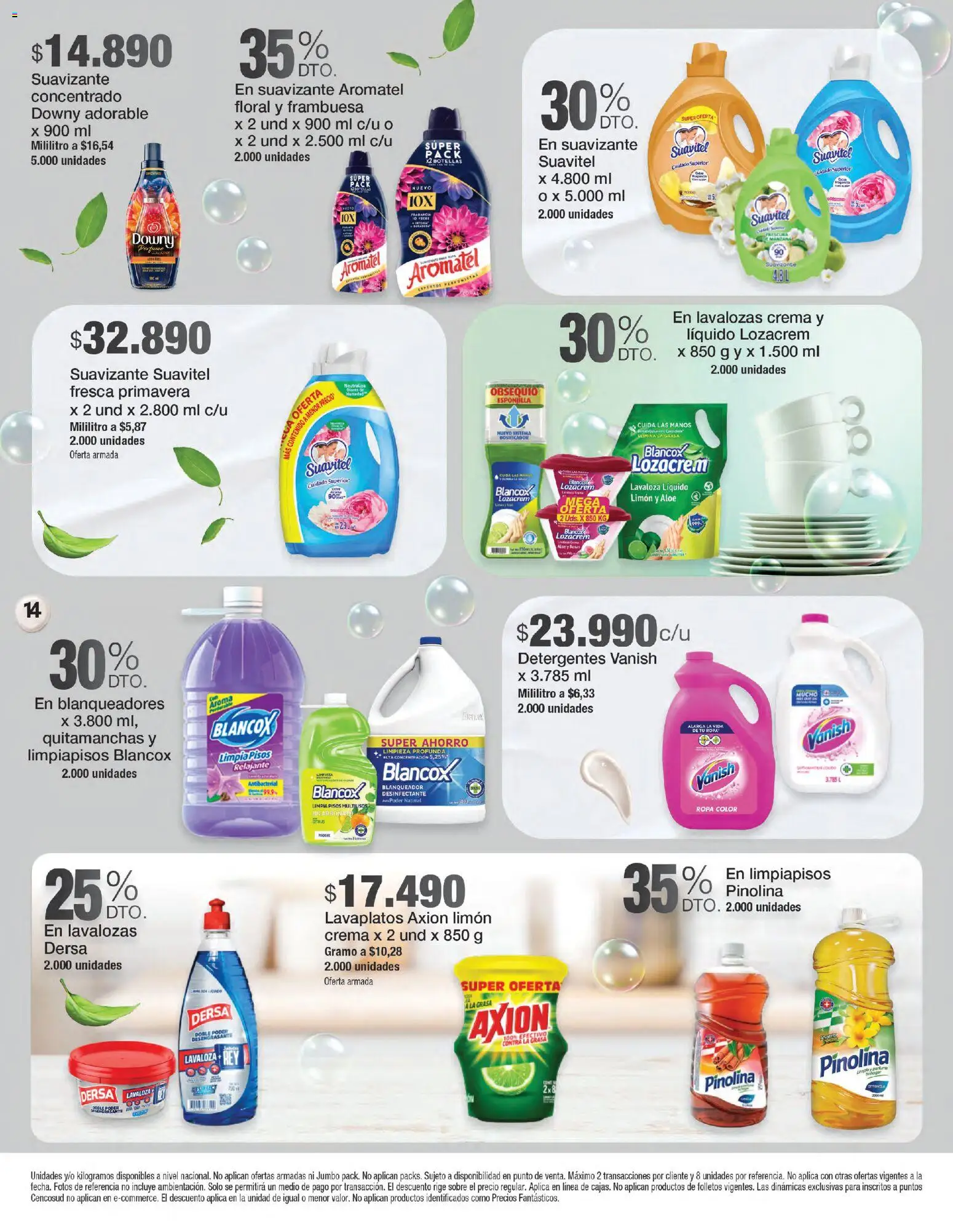 Jumbo revista - valida desde el 13.11.2025 | Página: 14 | Productos: Limón, Quitamanchas, Ropa, Desinfectante