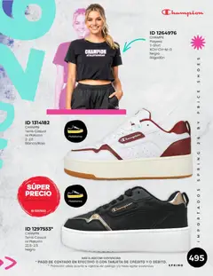 Vista previa de Price Shoes catálogo , nuevo folleto de la tienda, válido en México a partir del 15.02.2026 | Página: 495 | Productos: Tenis, Playera