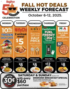 Preview of HyVee weekly ads valid from 06.10.2025