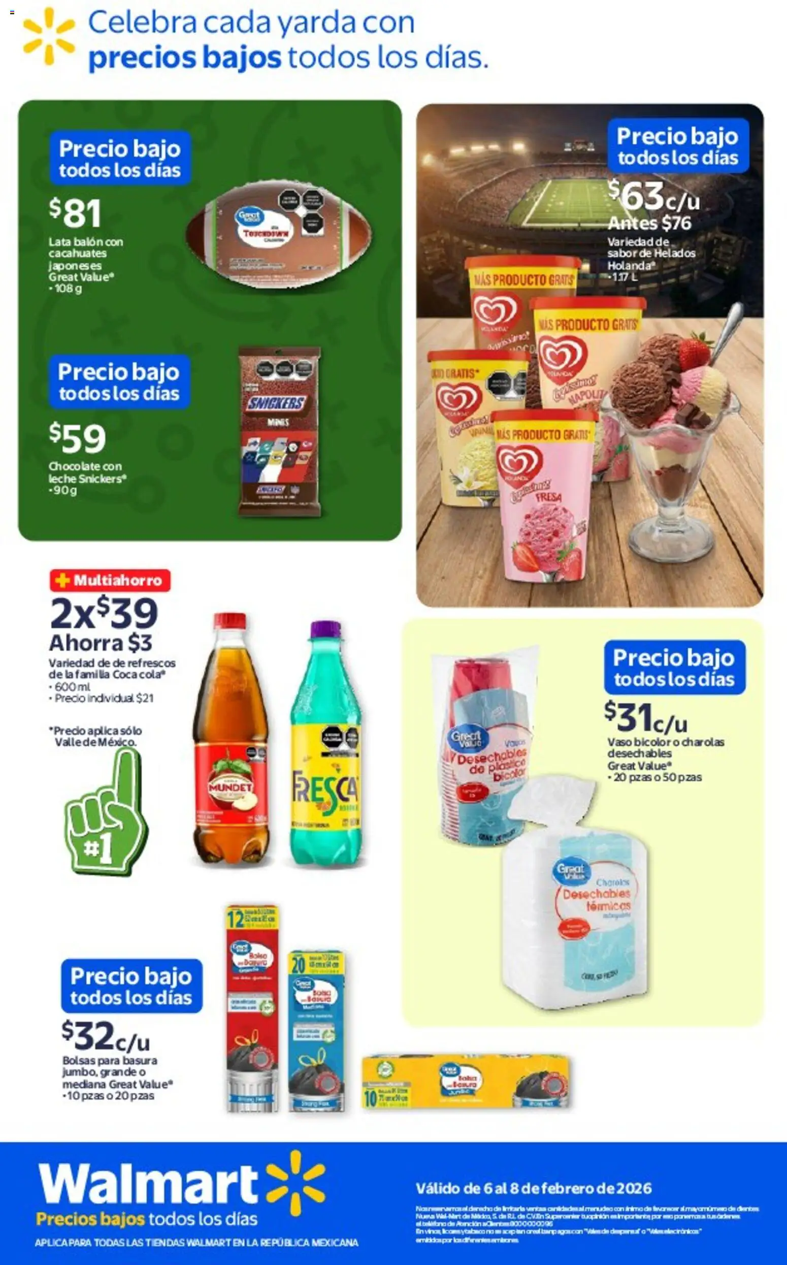 Nuevas ofertas de Walmart válidas en toda la República Mexicana desde el 06.02.2026. ¡Encuentra las mejores ofertas en Walmart catálogo Ofertas! | Página: 7