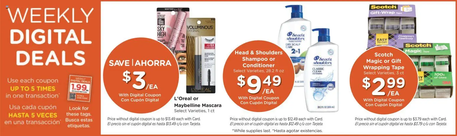Smith's Weekly Ad - NM - valid from 10.12.2025 | Page: 3 | Products: Mascara, Shampoo, Conditioner