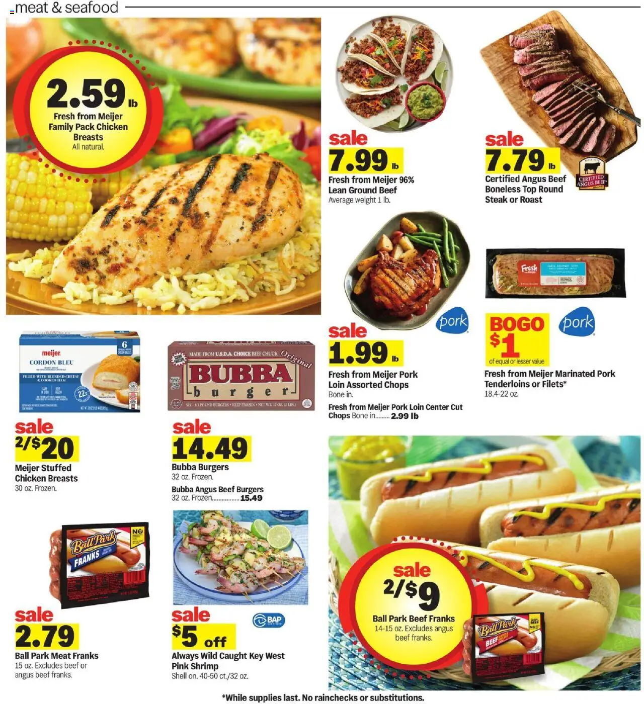 Meijer Weekly Ad - valid from 24.08.2025 | Page: 20 | Products: Cheese, Pork, Beef, Seafood