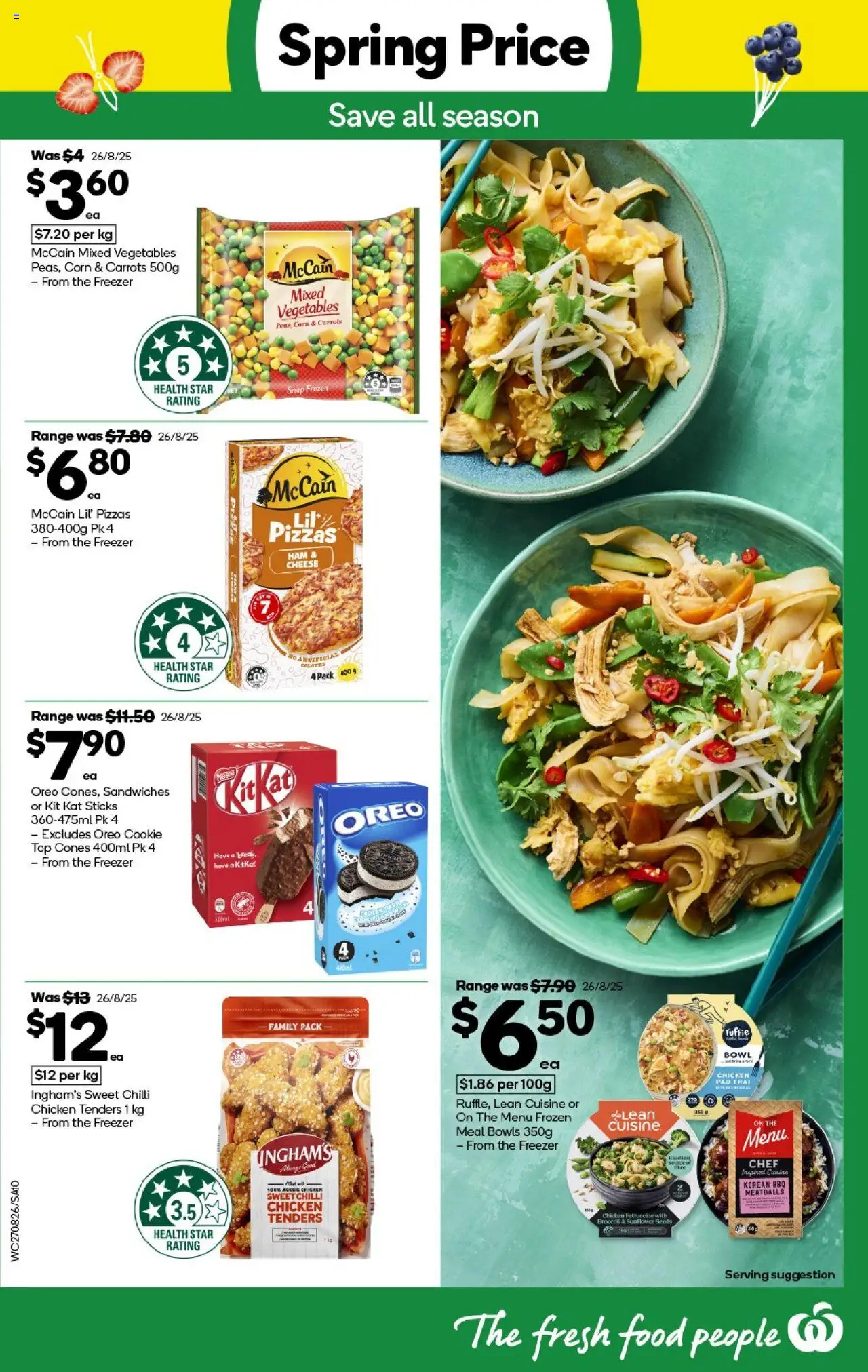 Woolworths catalogue - valid from 27.08.2025 | Page: 10 | Products: Cheese, Ham, Carrots, Freezer