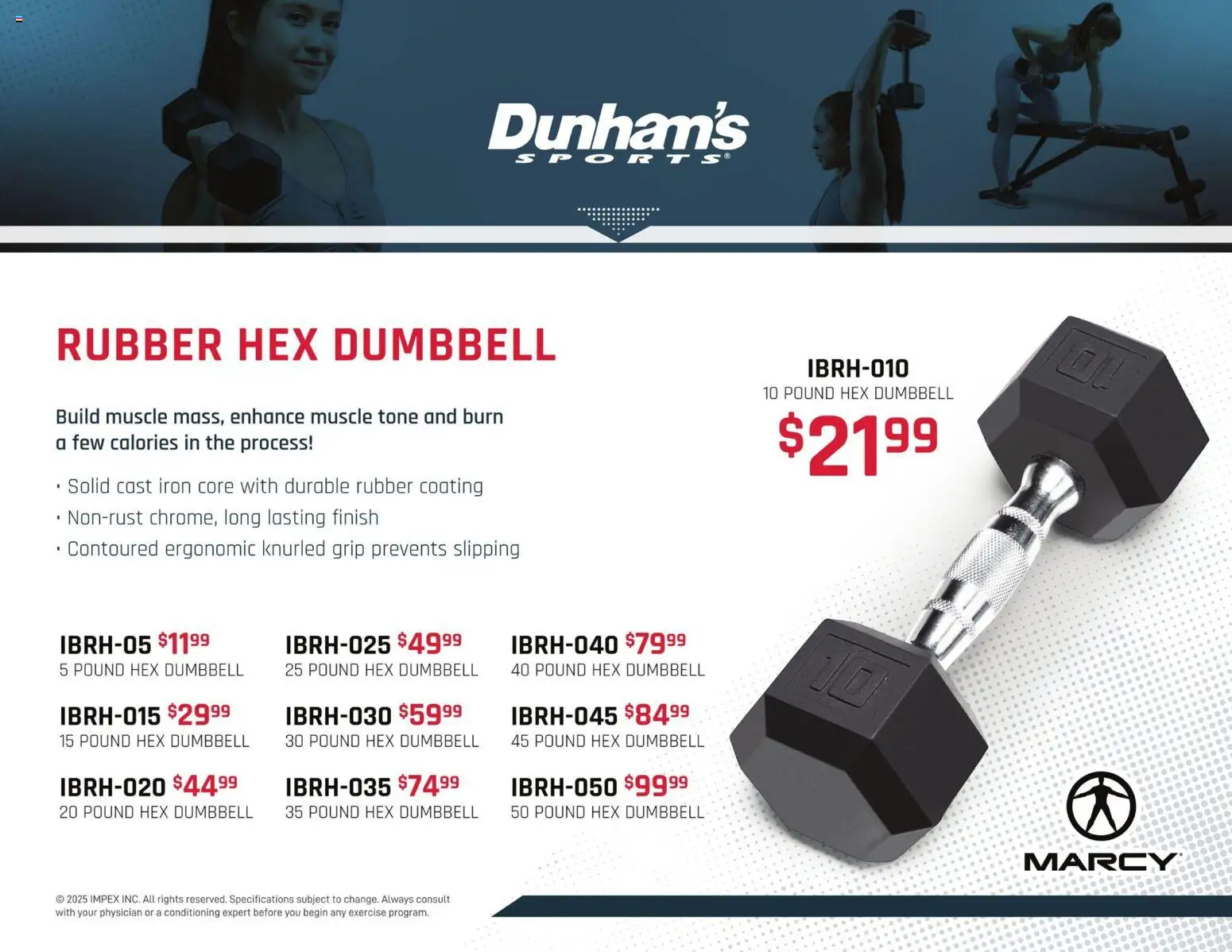 Dunham's Sports Marcy Weight Training Guide - valid from 20.11.2025 | Page: 11 | Products: Iron