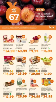 Oba Hortifruti - Ofertas da semana - Pré-Visualização do folheto da loja Oba Hortifruti, válido de 30.01.2026