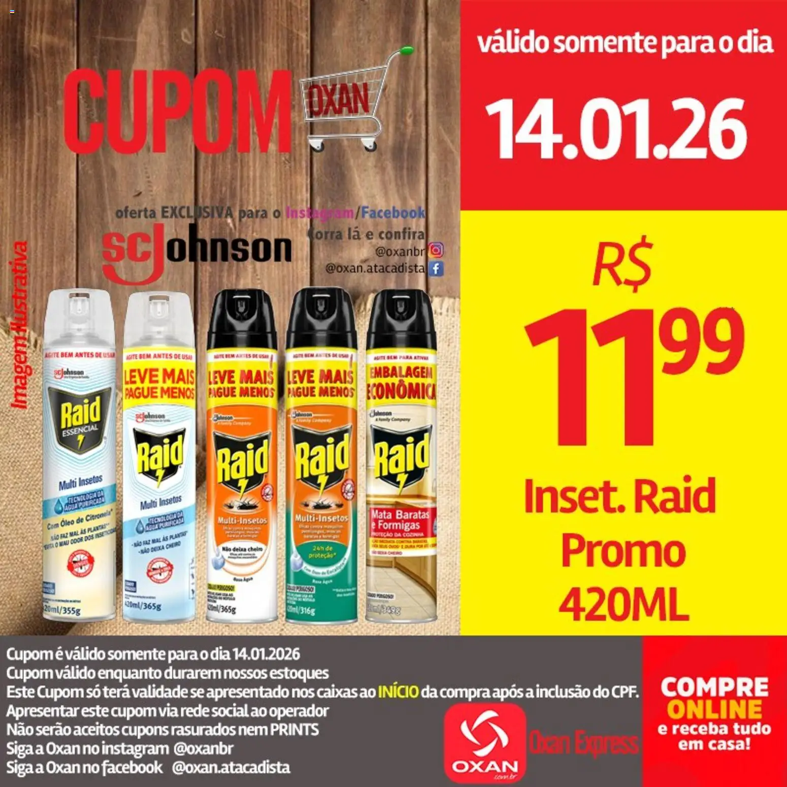 Oxan Atacadista Folheto - válido de 14.01.2026 | Página: 8 | Produtos: Óleo