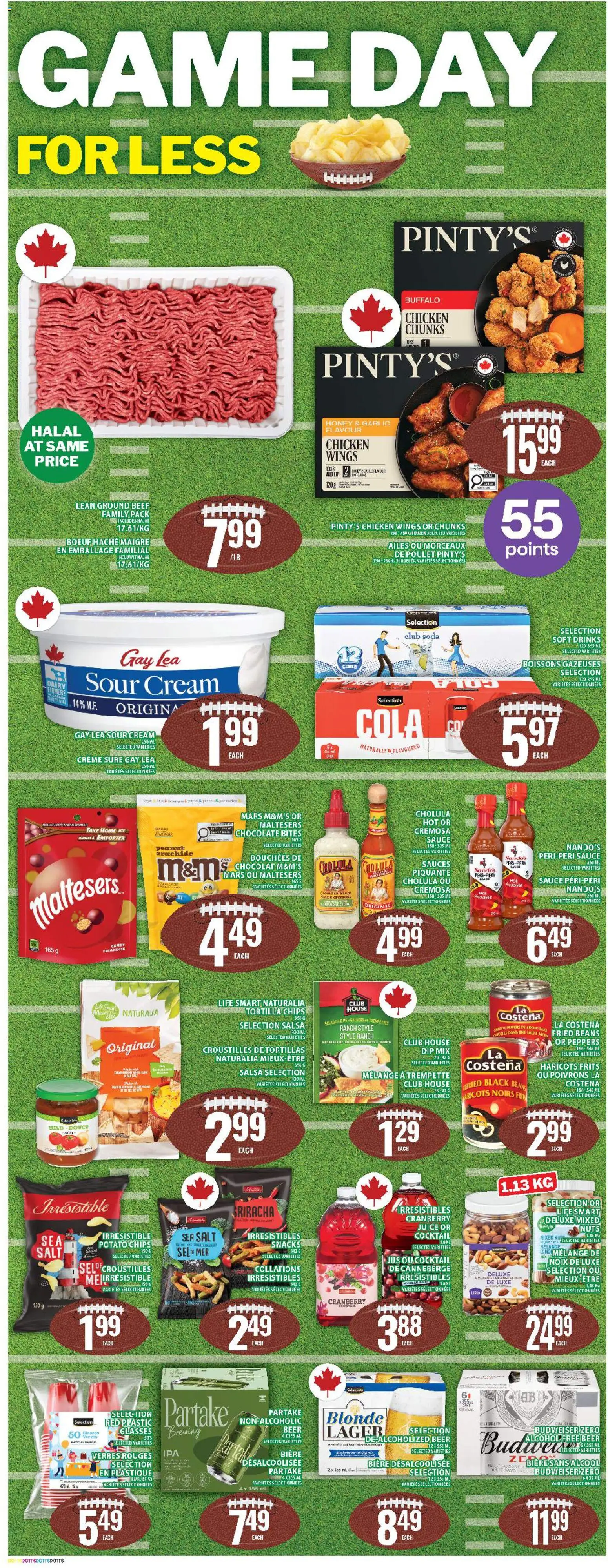 Food Basics flyer valid from 22.01.2026 | Page: 15 | Products: Cream, Chicken wings, Game, Chocolate