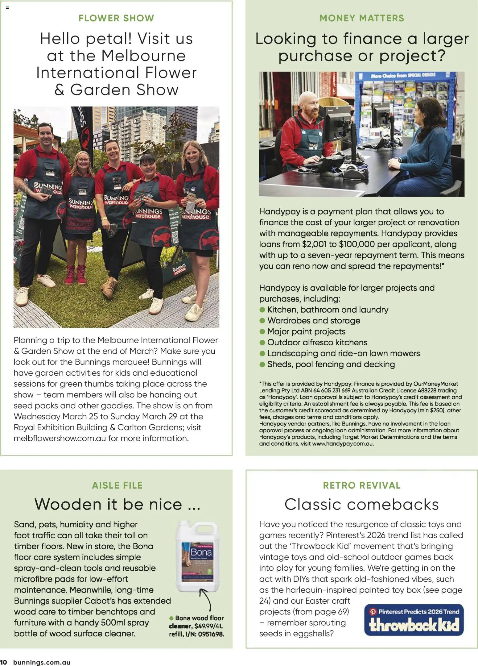 Bunnings Warehouse catalogue - valid from 01.03.2026 | Page: 10 | Products: Wood, Seeds, Decking, Tools