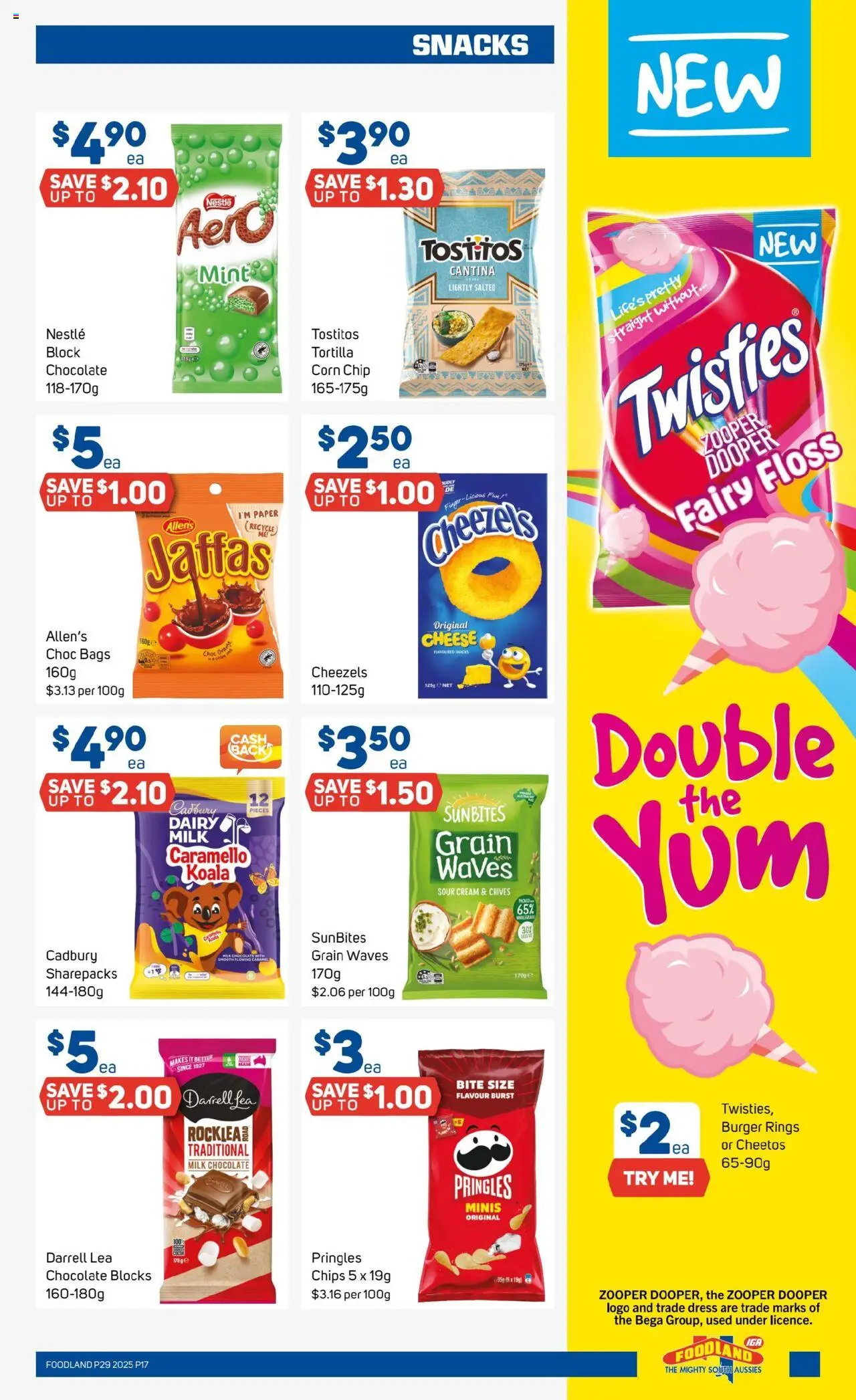 Foodland catalogue - valid from 16.07.2025 | Page: 17 | Products: Cheese, Chocolate, Sour cream, Cream