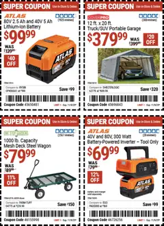 Preview of Harbor Freight weekly ads valid from 27.10.2025 | Page: 29 | Products: Battery, Charger