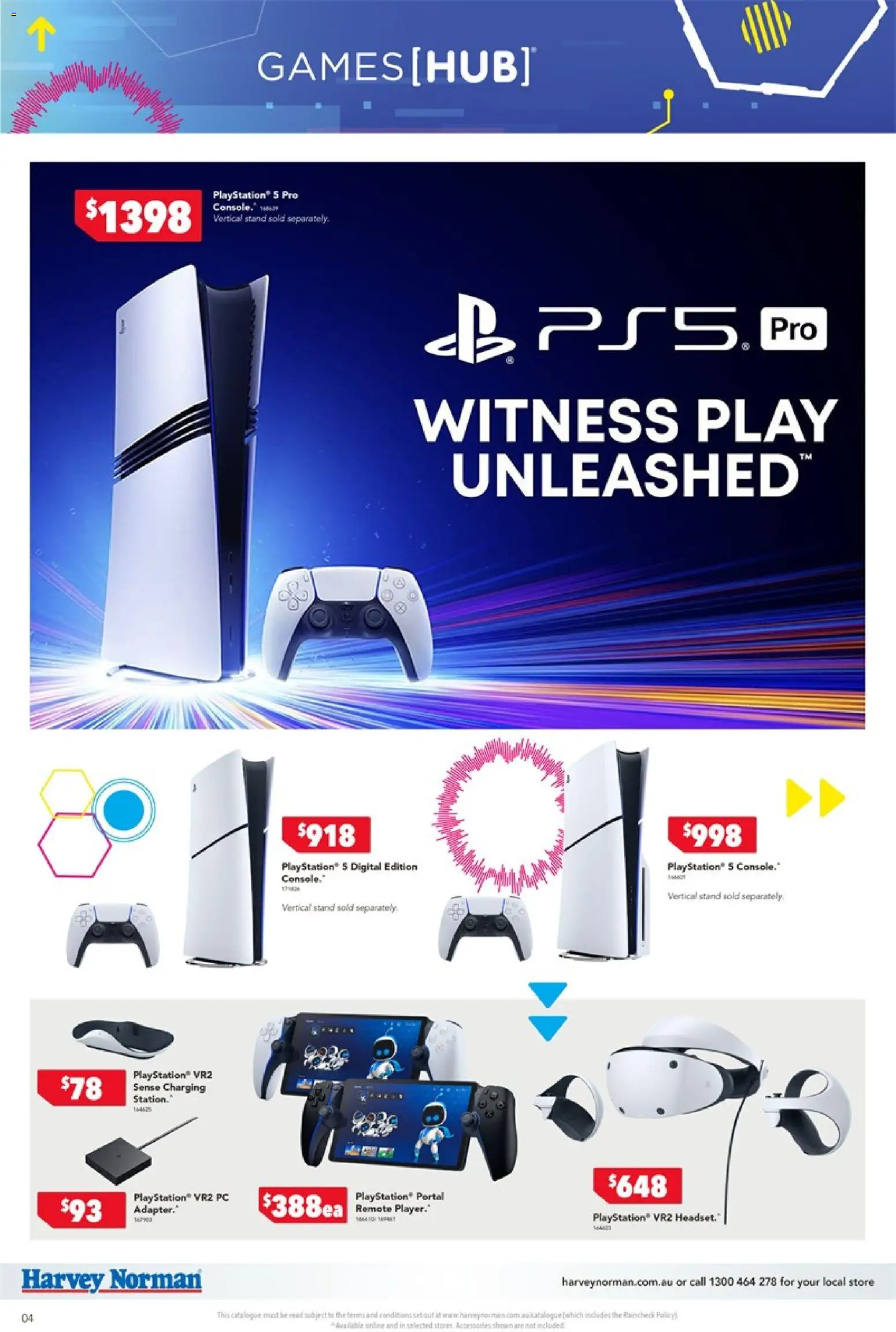 Harvey Norman catalogue - valid from 09.04.2026 | Page: 4 | Products: Accessories, Digital, Pc, Playstation