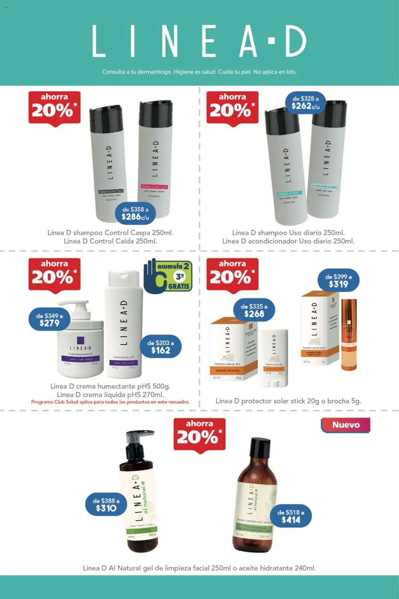 Nuevas ofertas de Farmacia San Pablo válidas en toda la República Mexicana desde el 08.03.2026. ¡Encuentra las mejores ofertas en Farmacia San Pablo catálogo! | Página: 11 | Productos: Crema, Aceite, Acondicionador, Protector solar