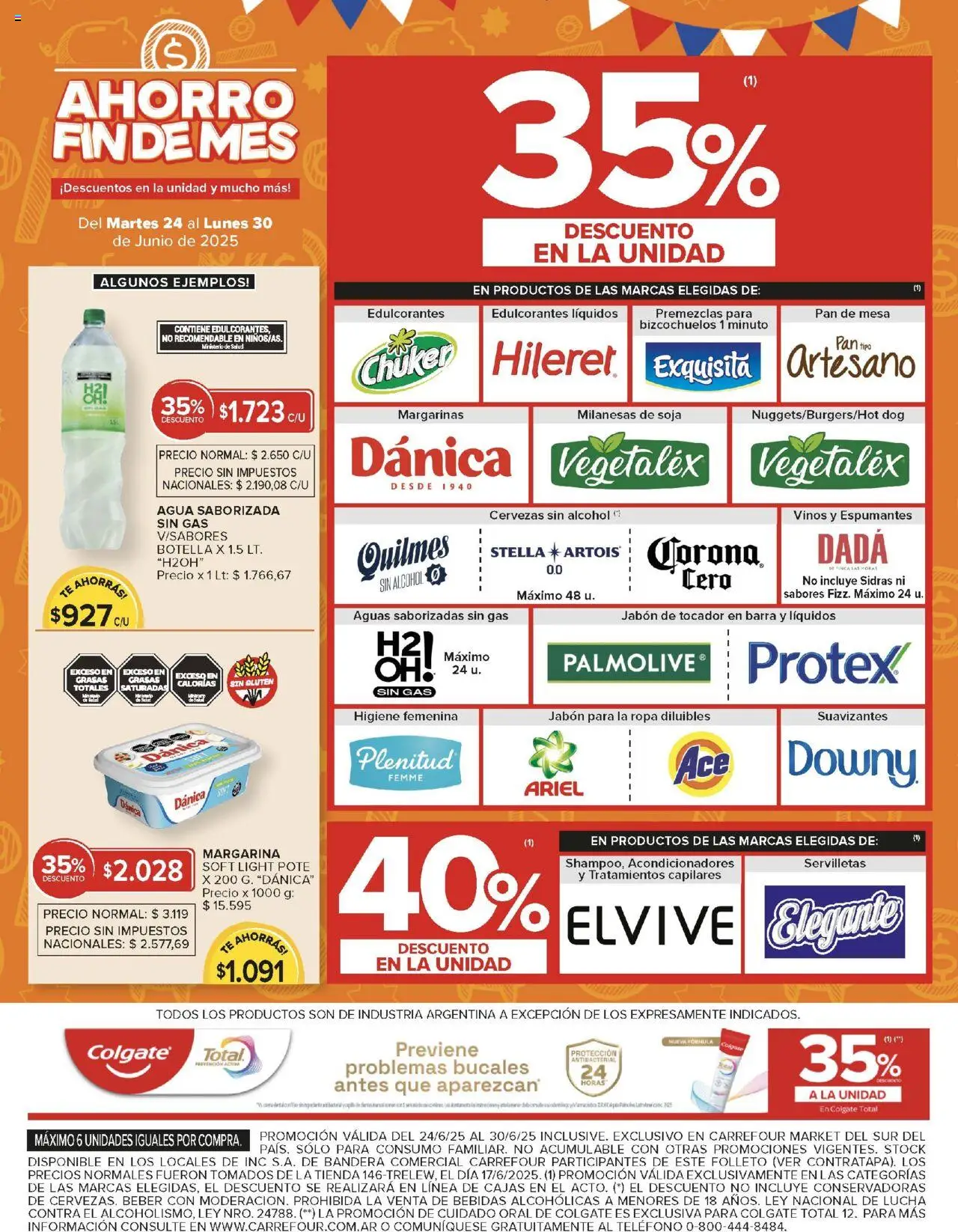 Carrefour Market catálogo - Chubut │ válido desde el 24.06.2025 | Página: 5 | Productos: Agua, Ropa, Pan, Té