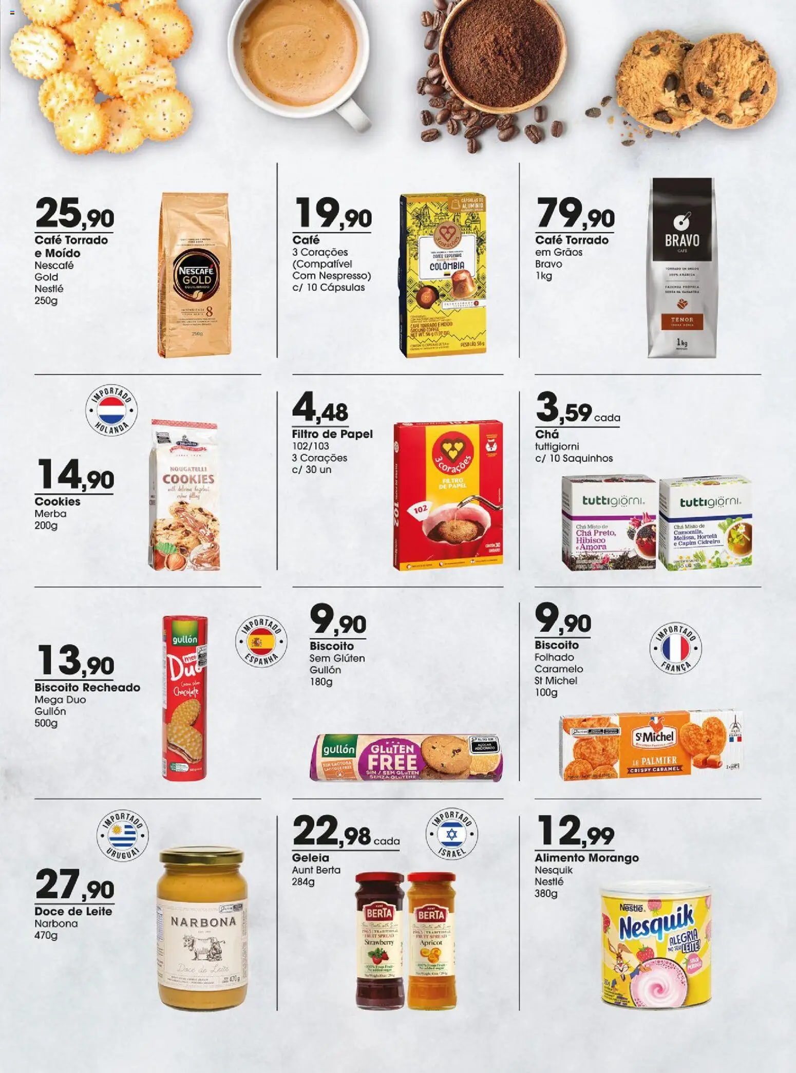 Zaffari Folheto - válido de 19.02.2026 | Página: 5 | Produtos: Hibisco, Chocolate, Biscoito recheado, Doce de leite