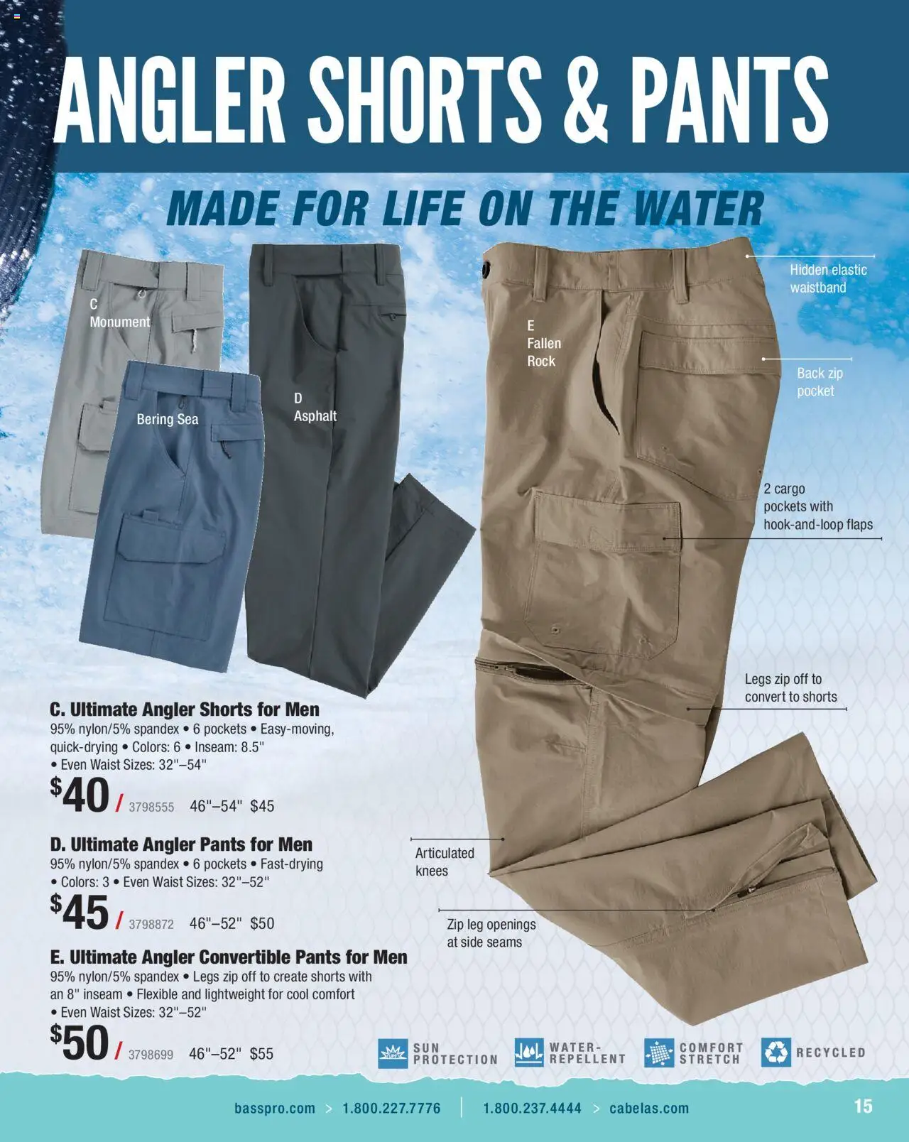 Cabela's Saltwater Specialist 25 - valid from 01.01.2025 | Page: 15 | Products: Pants, Shorts, Water