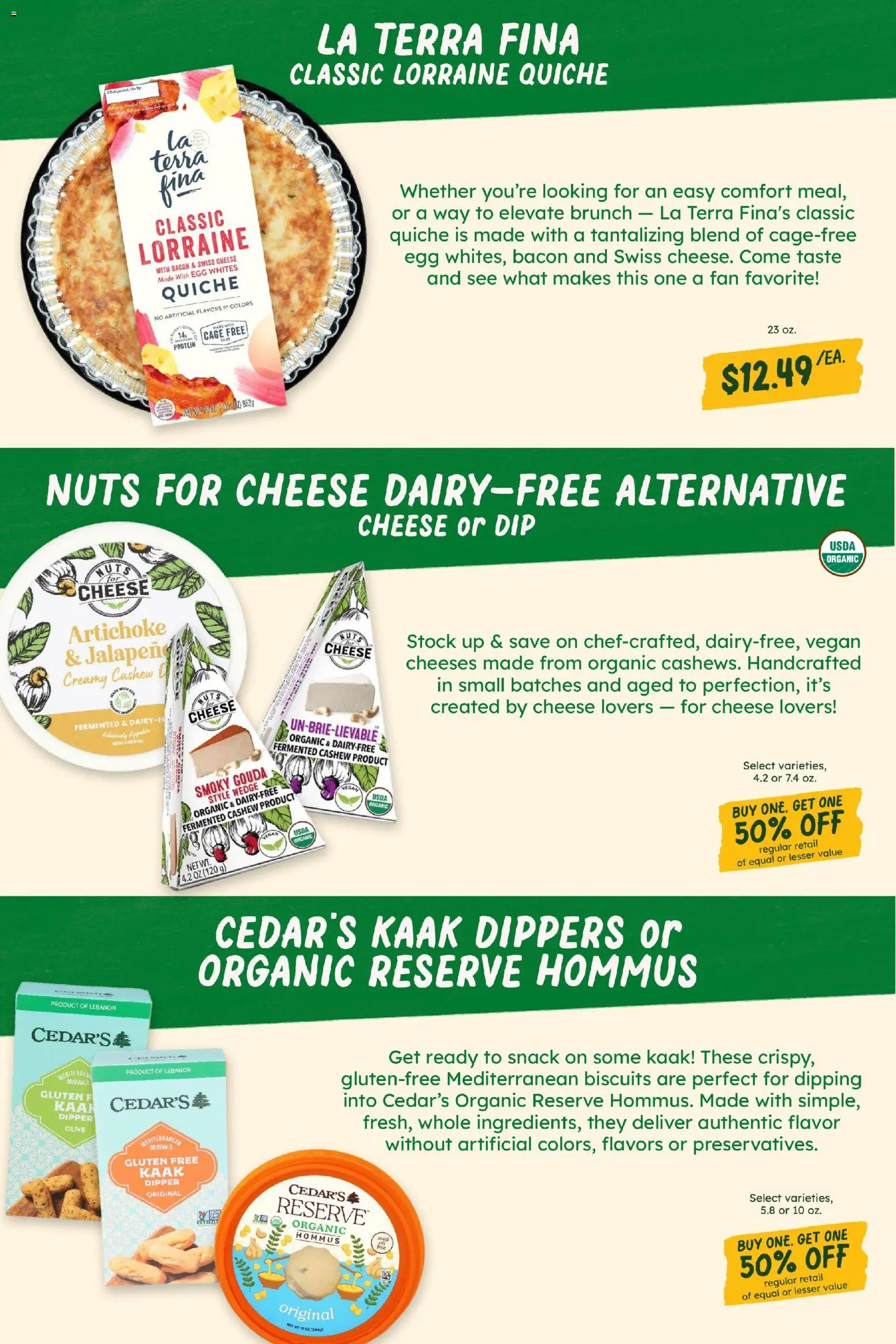 Sprouts Monthly Ad - valid from 25.03.2026 | Page: 27 | Products: Cheese, Nuts, Fan