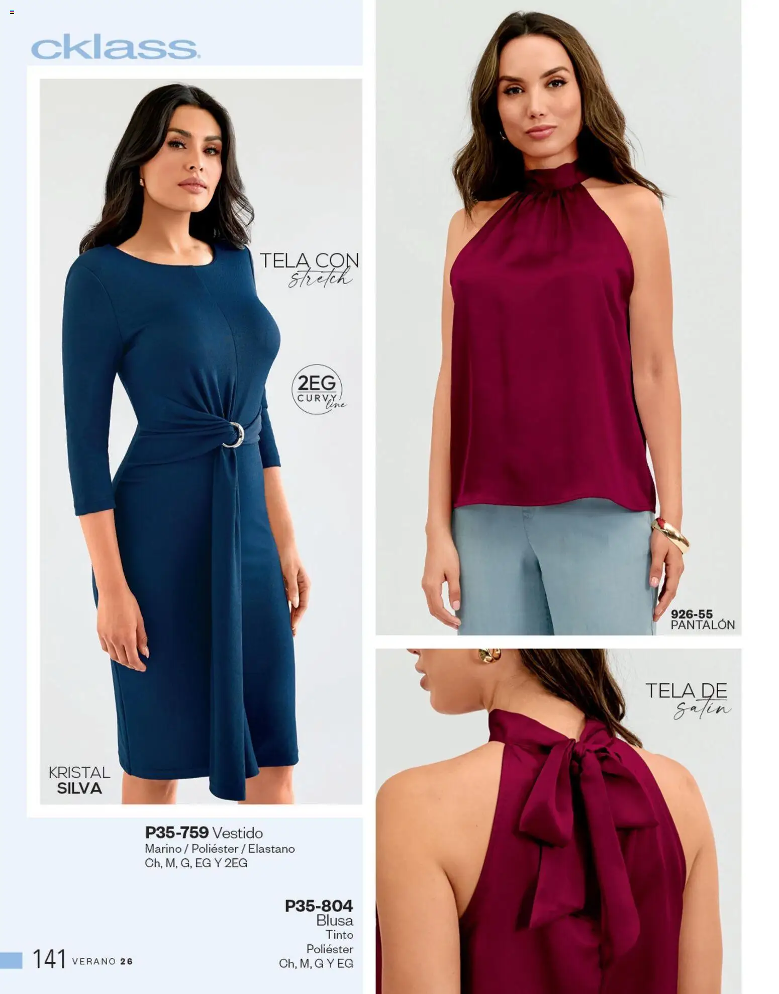 Nuevas ofertas de Cklass válidas en toda la República Mexicana desde el 05.03.2026. ¡Encuentra las mejores ofertas en Cklass catálogo Complemento Verano Ropa! | Página: 142 | Productos: Blusa, Vestido