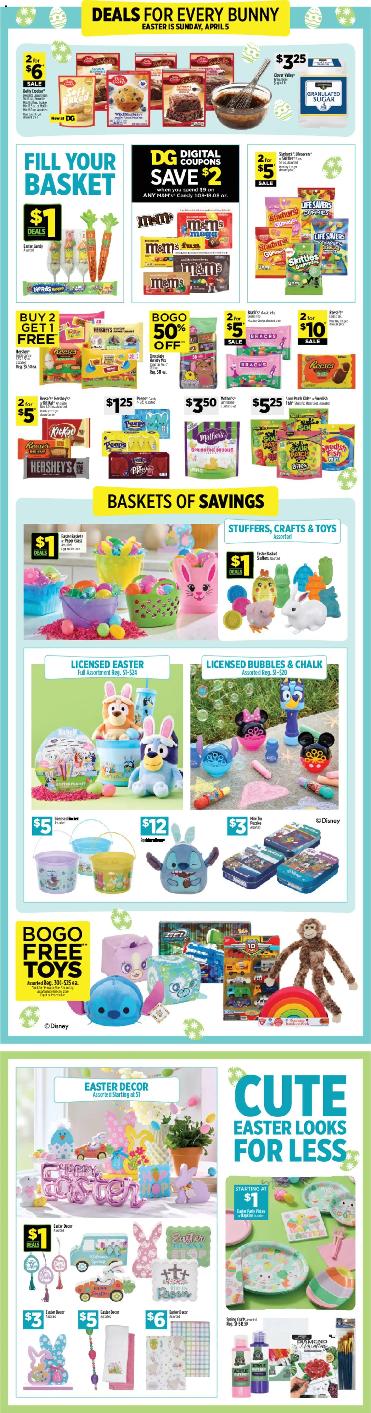 Dollar General Weekly Ad - valid from 08.03.2026 | Page: 8 | Products: Basket, Acrylic, Fish, Rig
