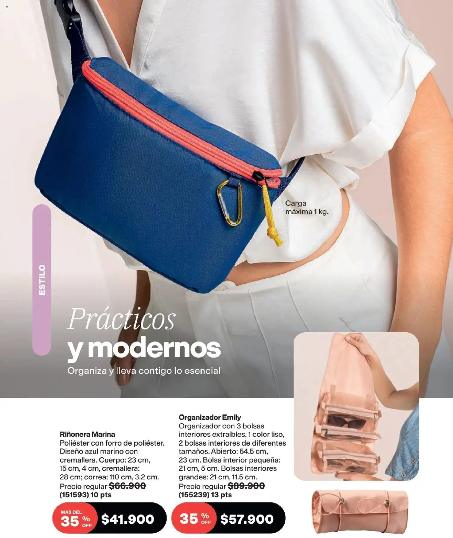 Avon revista - valida desde el 25.03.2026 | Página: 108 | Productos: Bolsa, Organizador