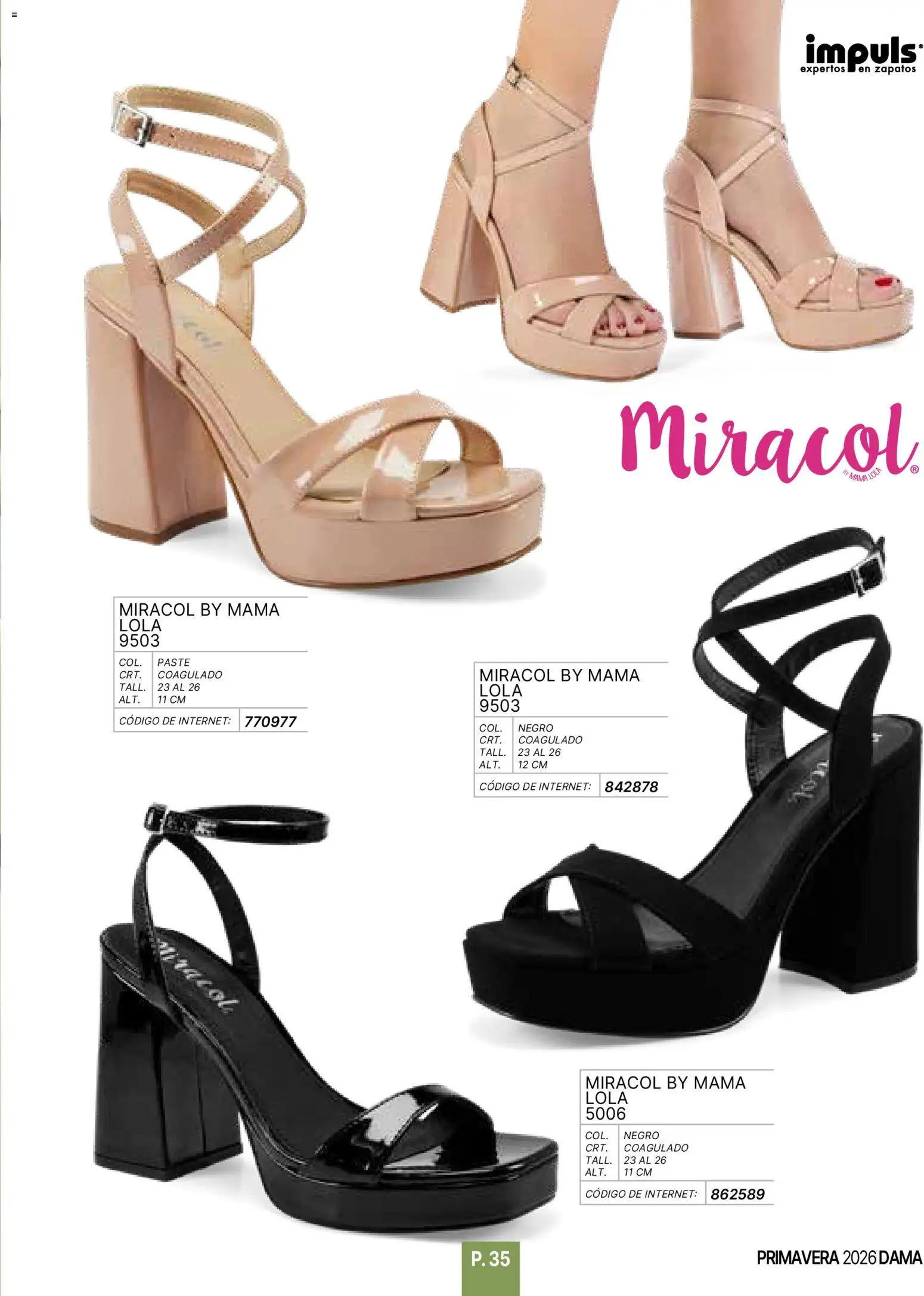 Nuevas ofertas de Impuls válidas en toda la República Mexicana desde el 01.01.2026. ¡Encuentra las mejores ofertas en Impuls catálogo Primavera! | Página: 37 | Productos: Zapatos