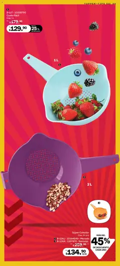 Nuevas ofertas de Tupperware válidas en toda la República Mexicana desde el 14.07.2025. ¡Encuentra las mejores ofertas en Tupperware catálogo! | Página: 35 | Productos: Colador, Tupper