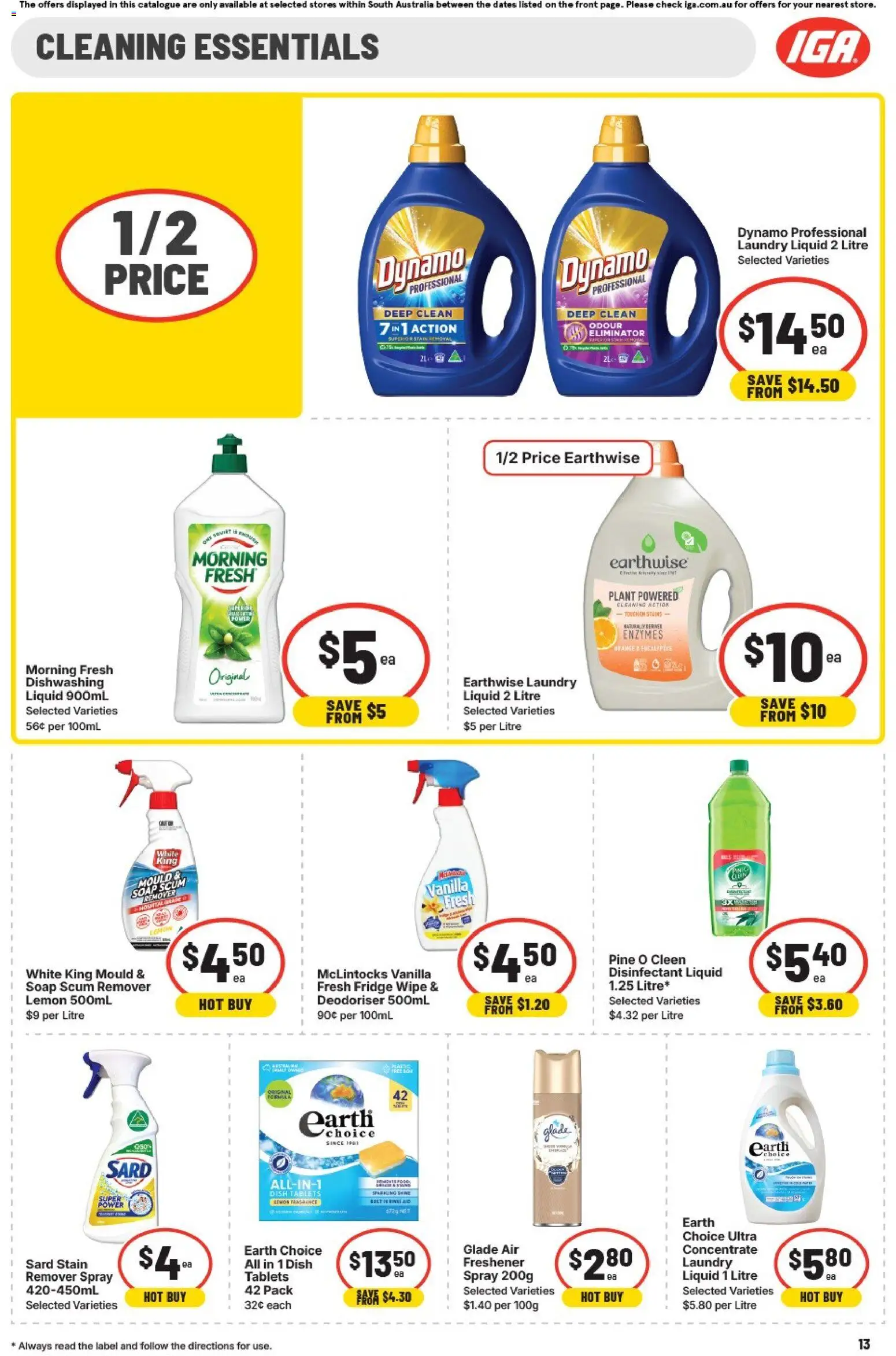 IGA catalogue - valid from 24.12.2025 | Page: 13 | Products: Plant, Soap, Laundry, Tablets