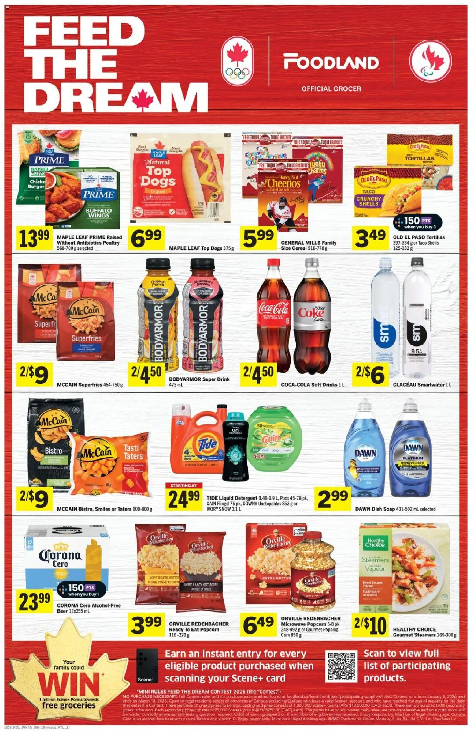 Foodland flyer valid from 05.03.2026 | Page: 8 | Products: Soap, Detergent, Beer, Chicken