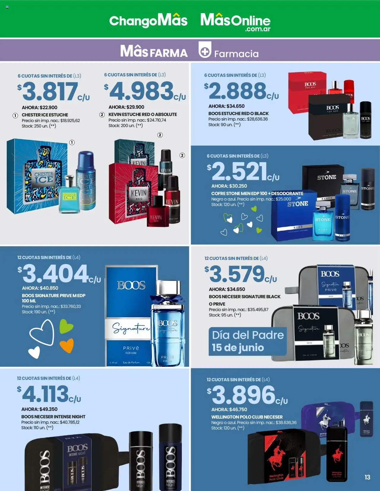 Changomas Feliz día, papá │ válido desde el 05.06.2025 | Página: 14 | Productos: Neceser, Desodorante, Estuche