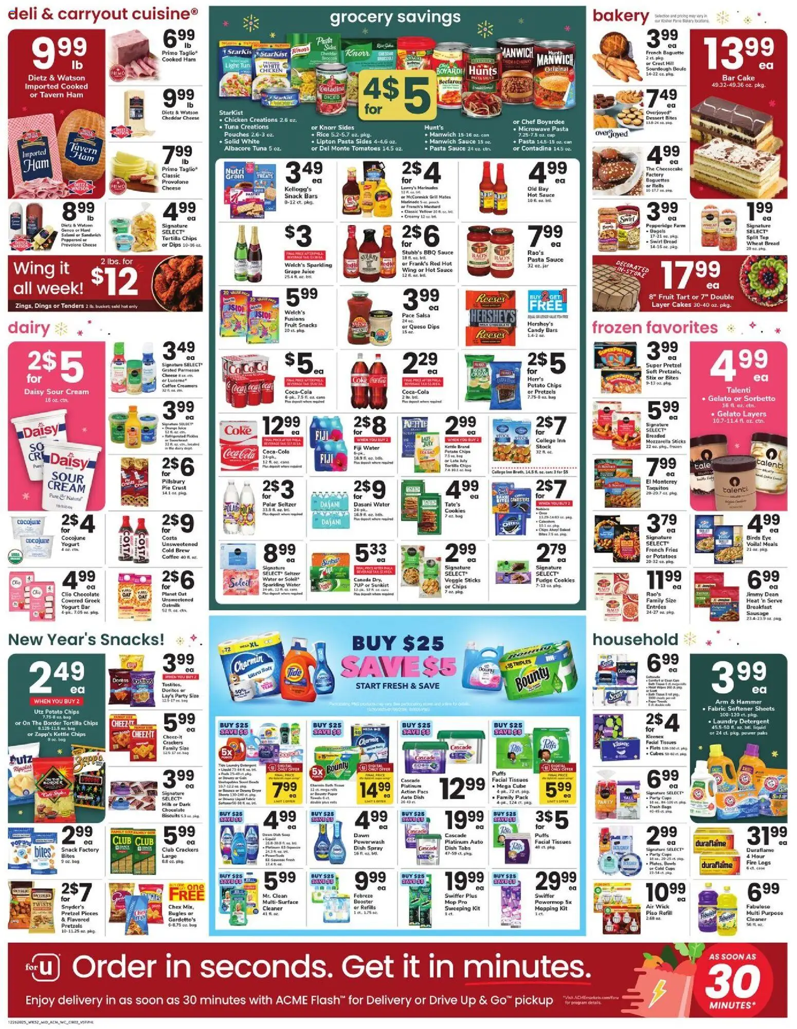 Acme Weekly Ad - valid from 26.12.2025 | Page: 3 | Products: Bakery, Yogurt, Detergent, Water