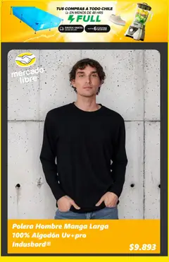 Mercado Libre ofertas  válido desde el 05.01.2026 | Página: 3 | Productos: Manga, Algodón, Polera