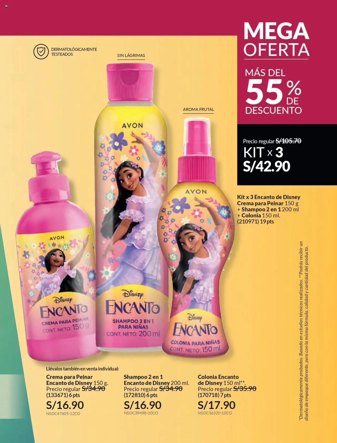Catálogo Avon válido desde 11.08.2025 | Página: 257 | Productos: Shampoo, Crema, Empaque