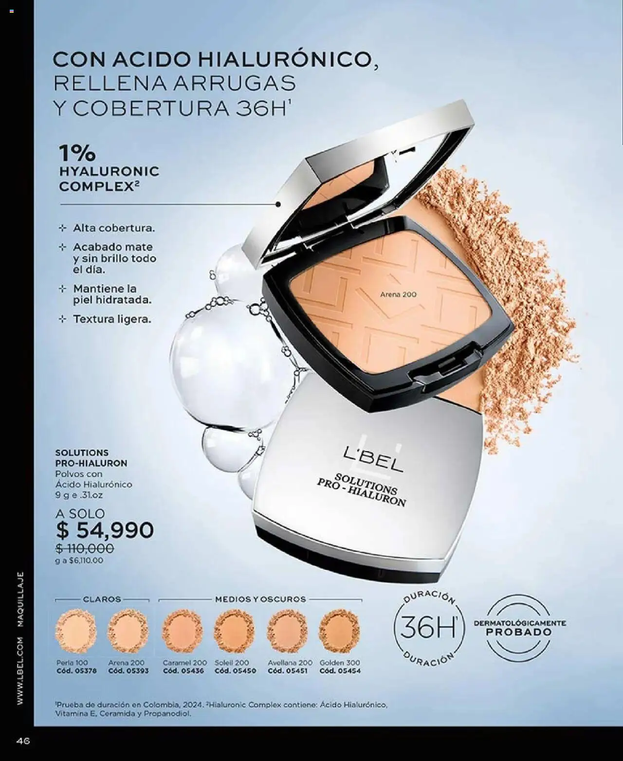 L'Bel revista - valida desde el 27.05.2025 | Página: 46 | Productos: Brillo, Maquillaje